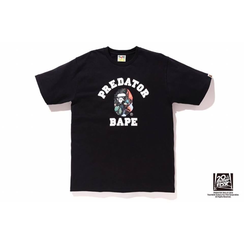 A Bathing Ape x PREDATOR College Tee SS18