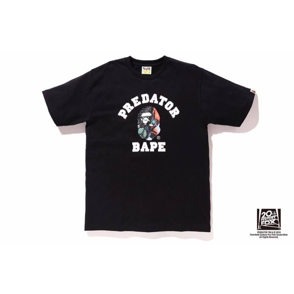 A Bathing Ape x PREDATOR College Tee SS18