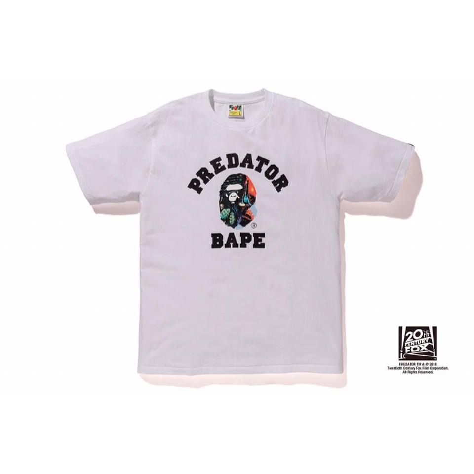 A Bathing Ape x PREDATOR College Tee SS18