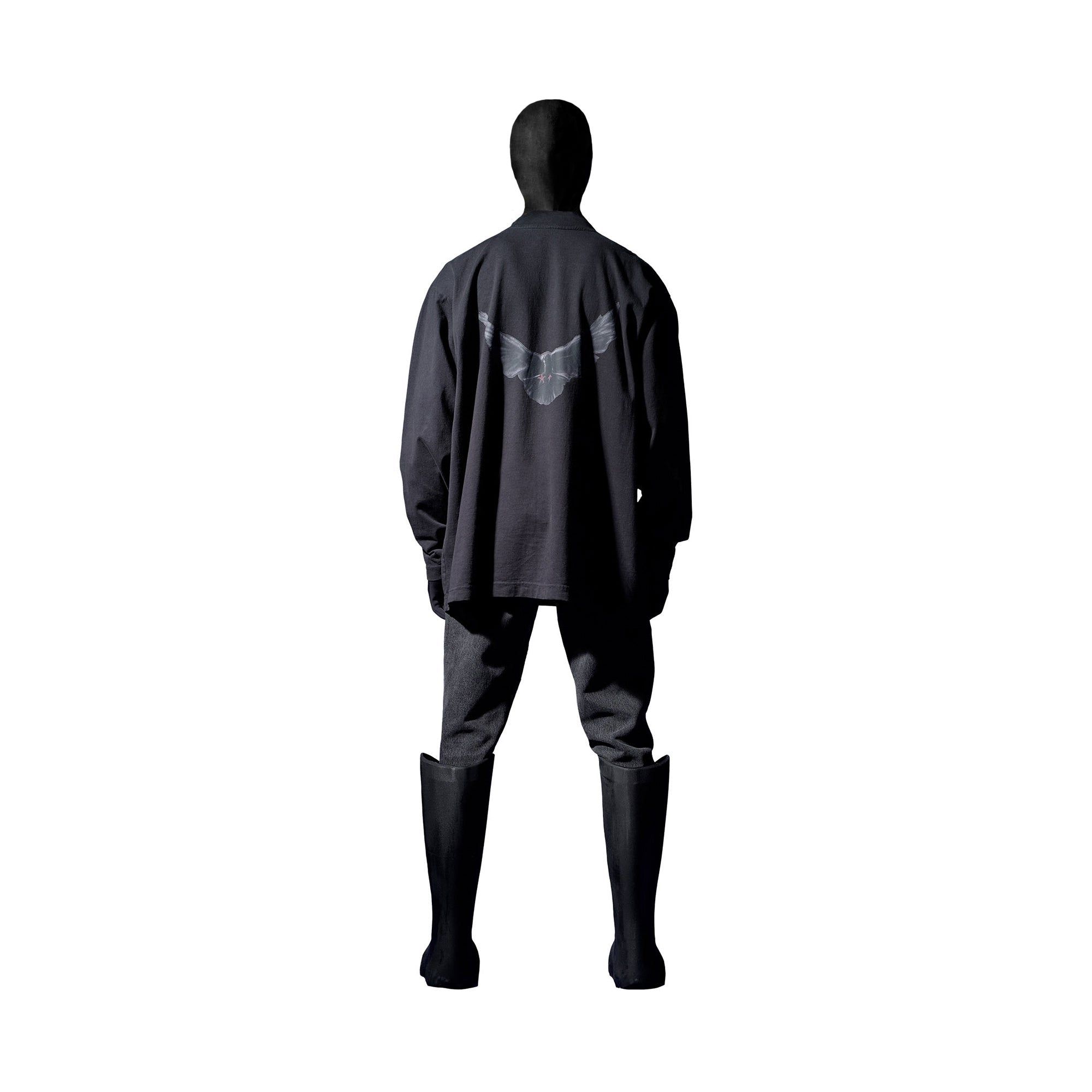 YEEZY GAP engineered by Balenciaga Dove Long-Sleeve Tee - Black