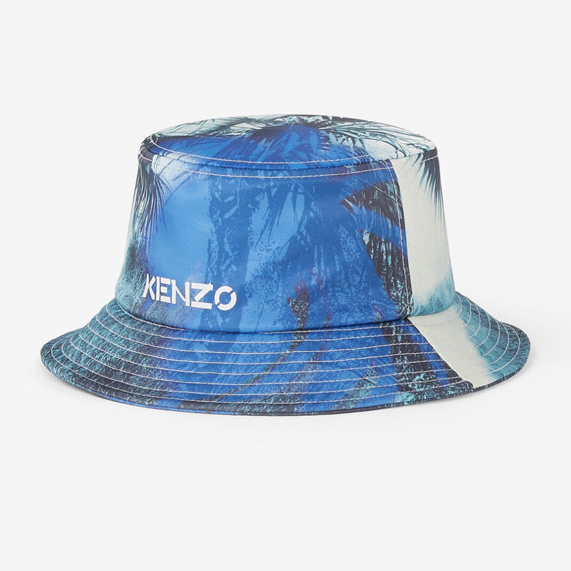 KENZO Hawaiian Graffiti Bucket Hat - Cyan