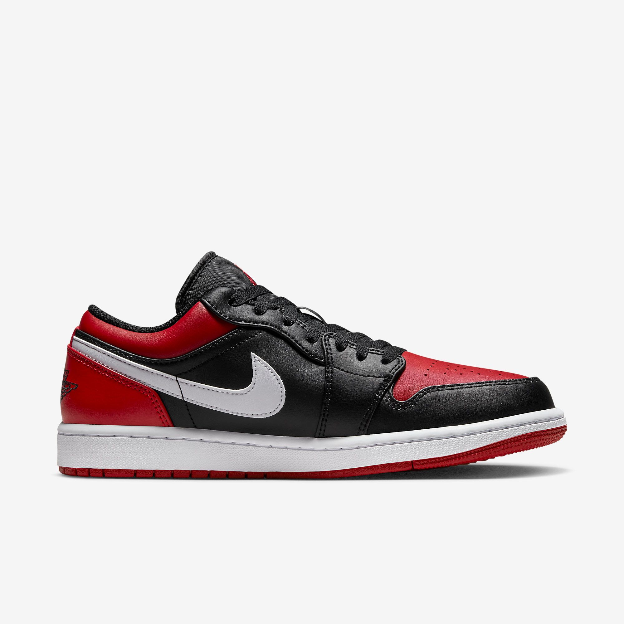  Air Jordan 1 Low - Black / Gym Red 