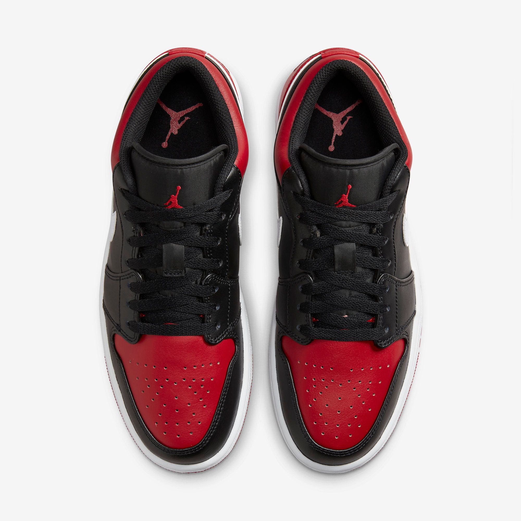  Air Jordan 1 Low - Black / Gym Red 