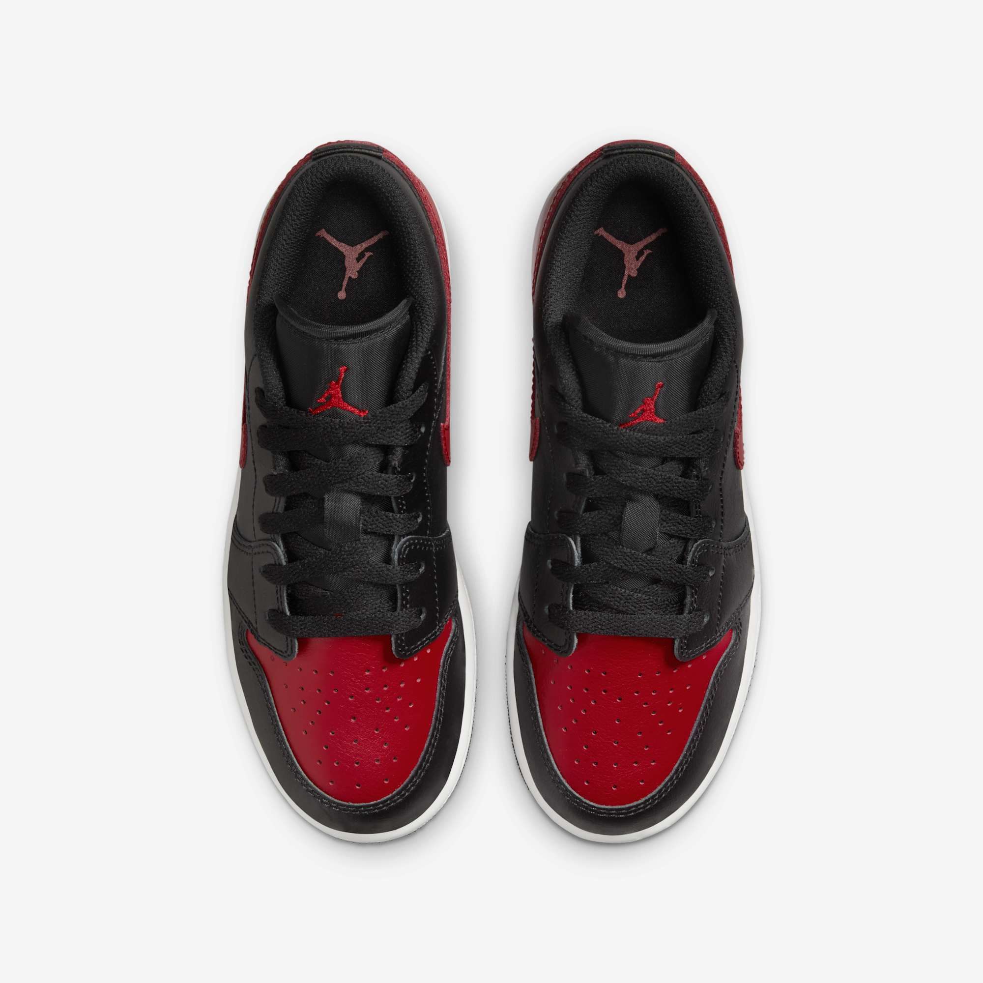 Air Jordan 1 Low GS - Black / Red