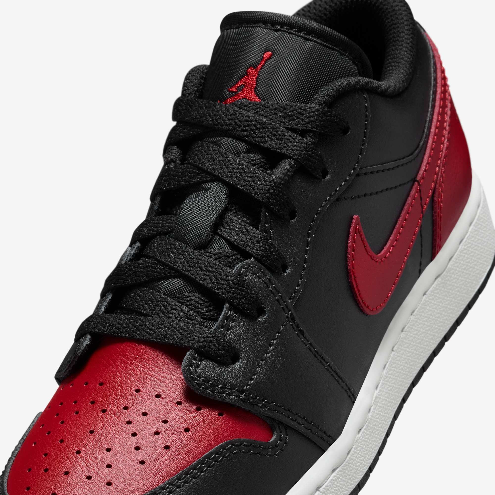 Air Jordan 1 Low GS - Black / Red