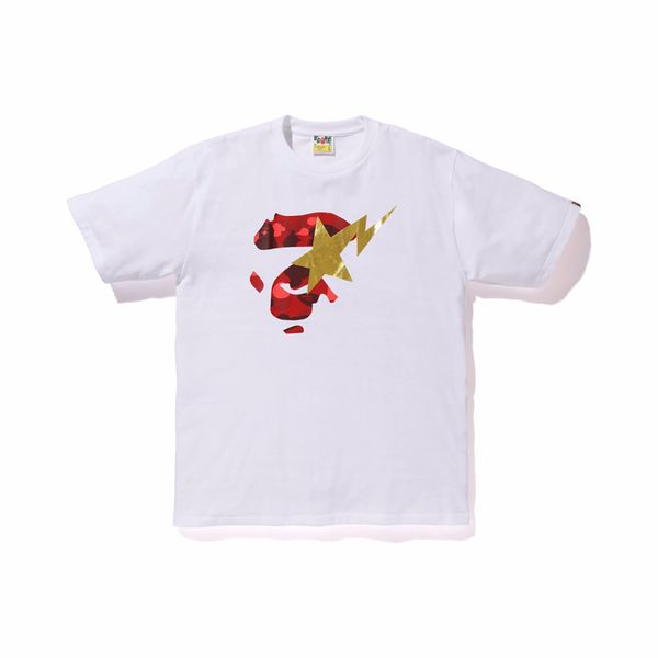  Color Camo Ape Face On Bapesta Tee SS19 