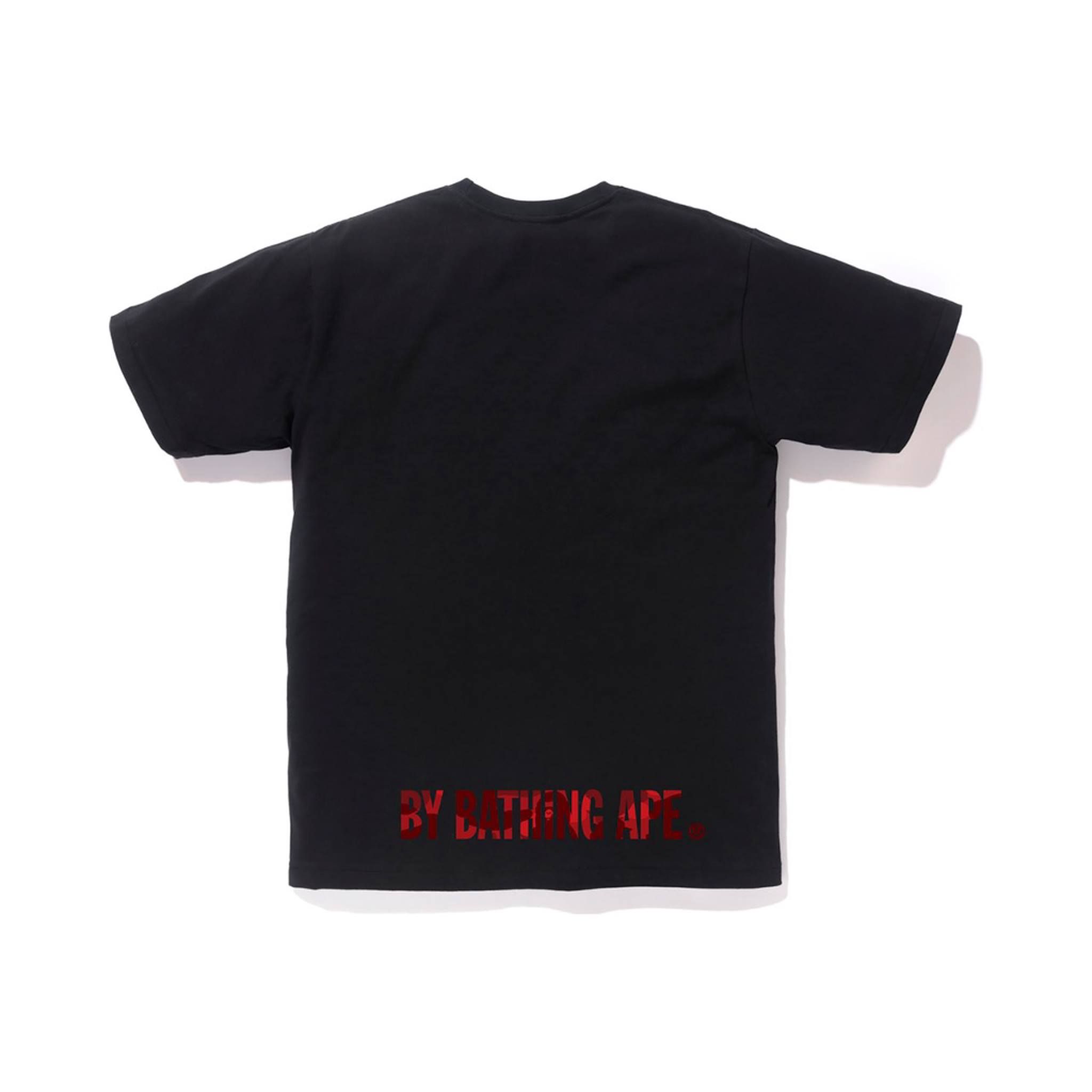 Color Camo Ape Face On Bapesta Tee SS19