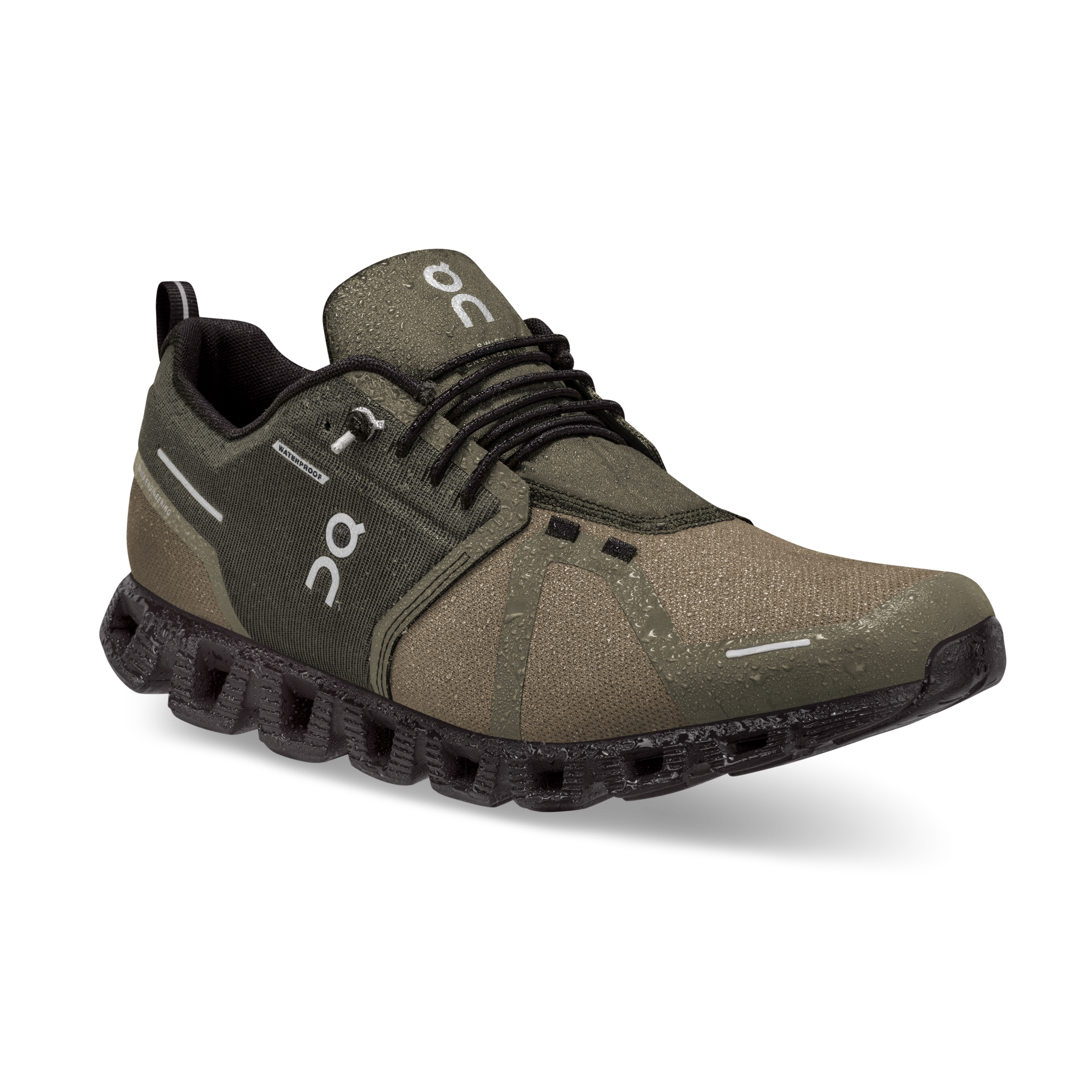  On Cloud 5 Waterproof - Olive/Black 