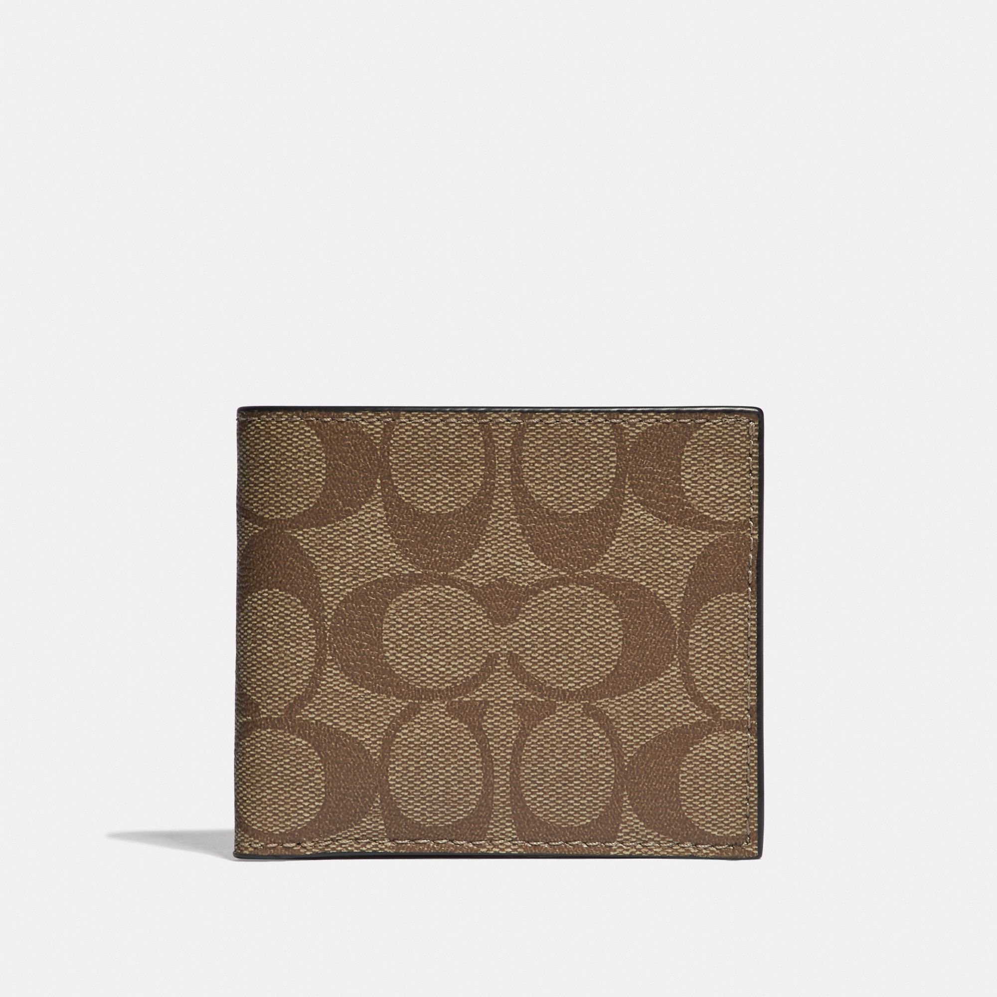 Coach ID Billfold Wallet In Signature Canvas - Khaki