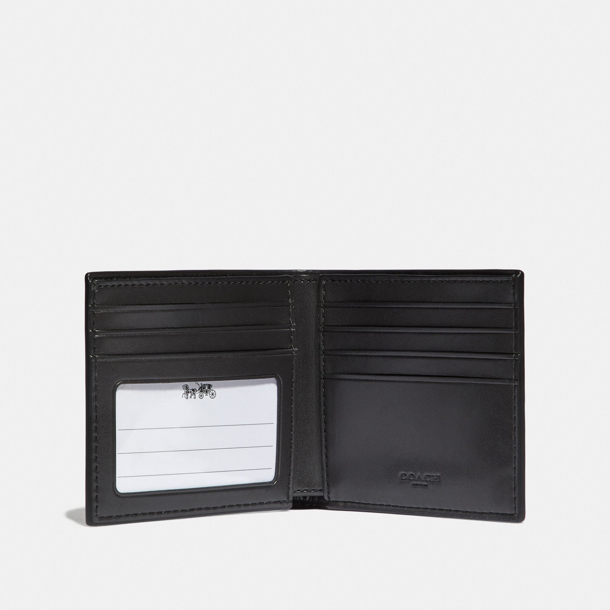 Coach ID Billfold Wallet In Signature Canvas - Khaki