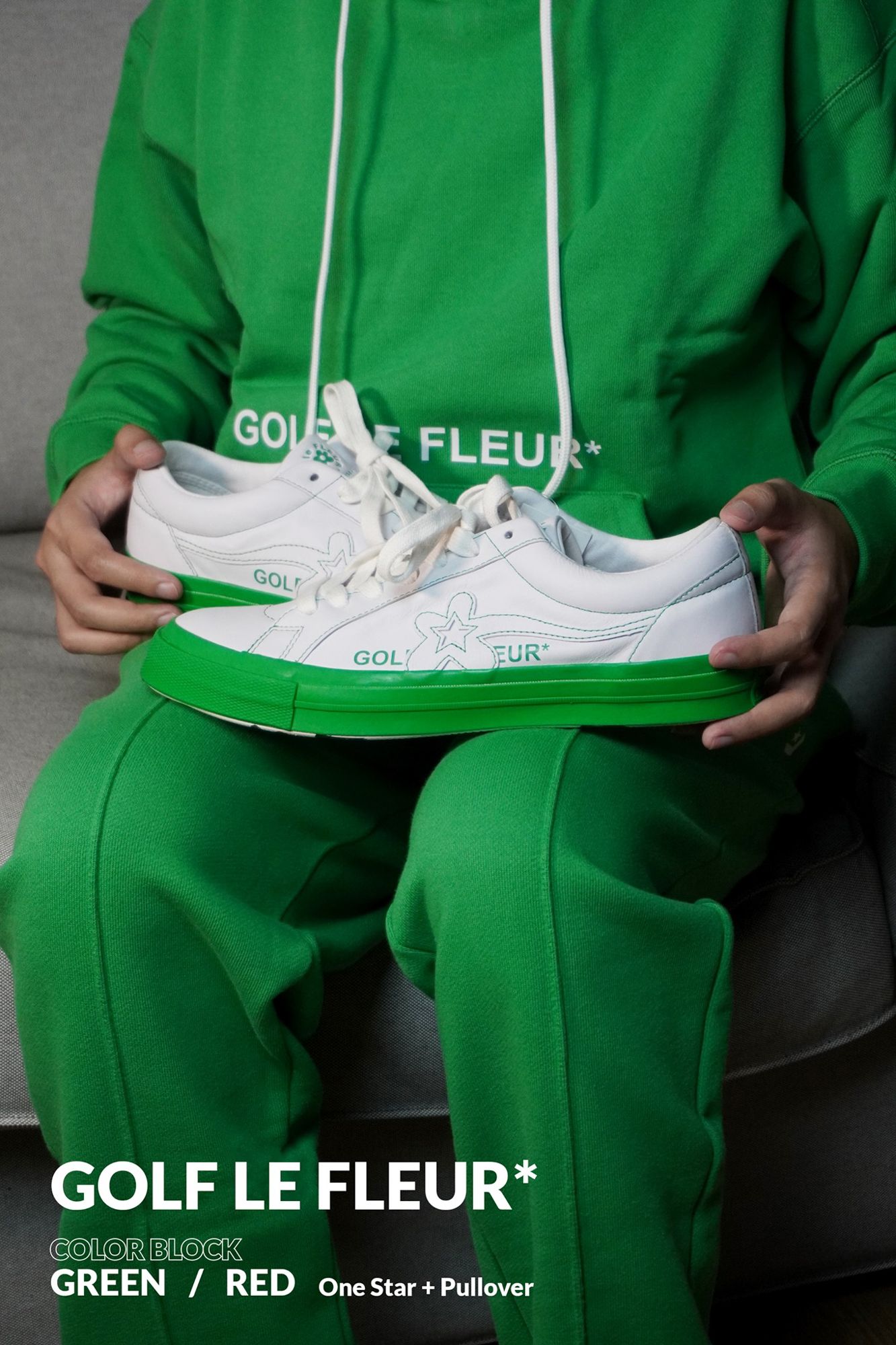 Converse GOLF le FLEUR* 'Colorblock' - Green