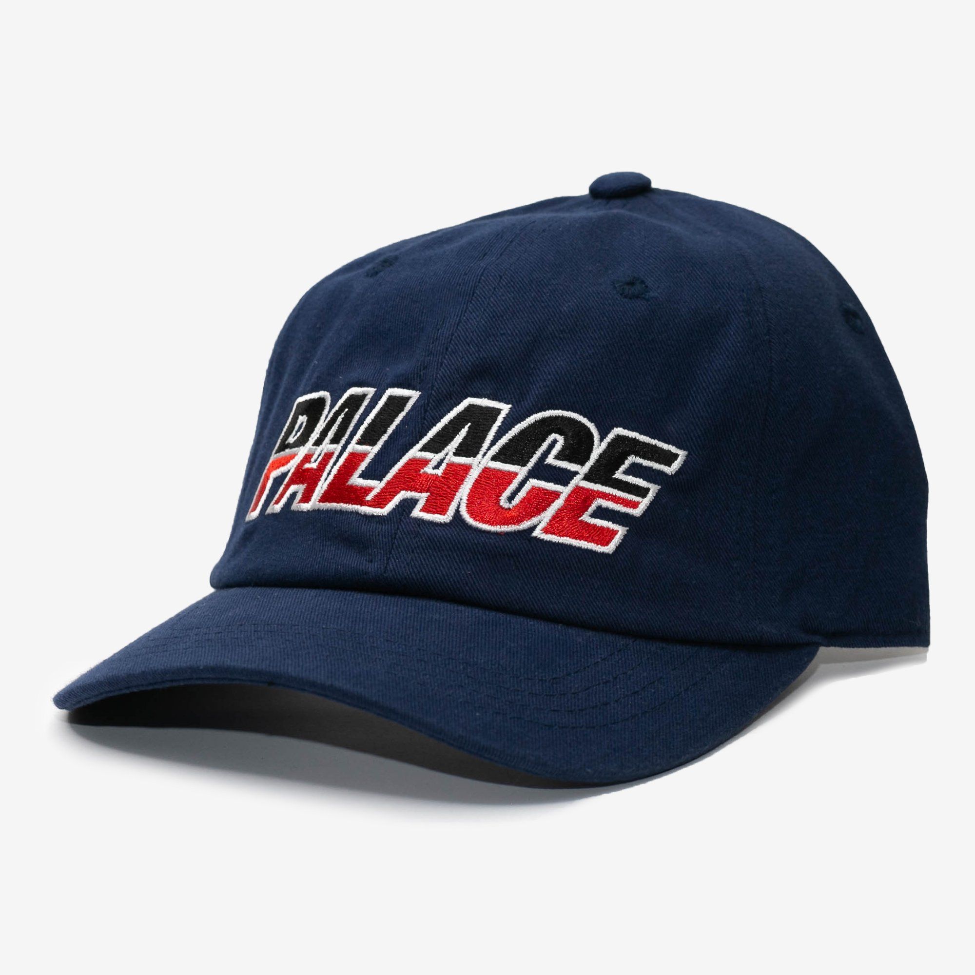  Palace Split Logo Hat - Navy 