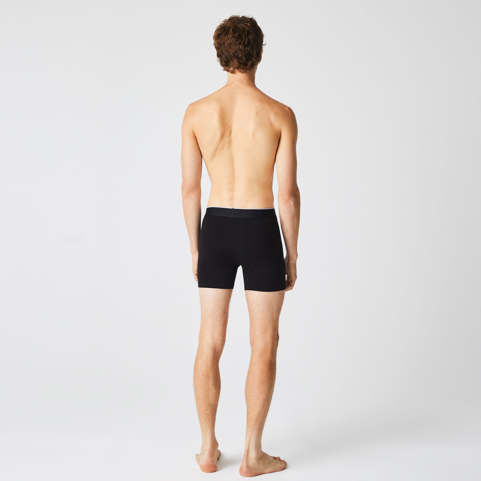  Lacoste Branded Waist Long Stretch Cotton Boxer Brief (1 quần) 