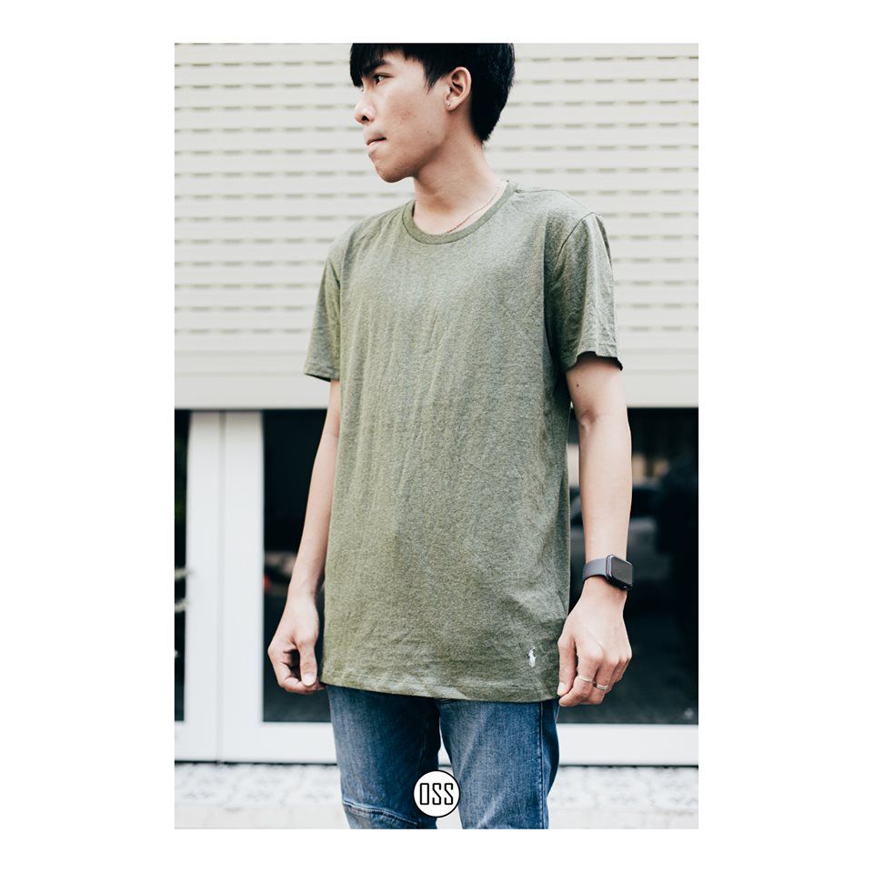 Ralph Lauren Classic Crewneck Shirt 'Olive'