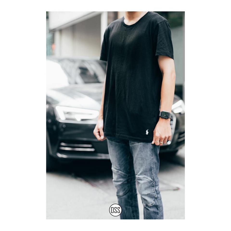 Ralph Lauren Classic Crewneck Shirt 'Black'