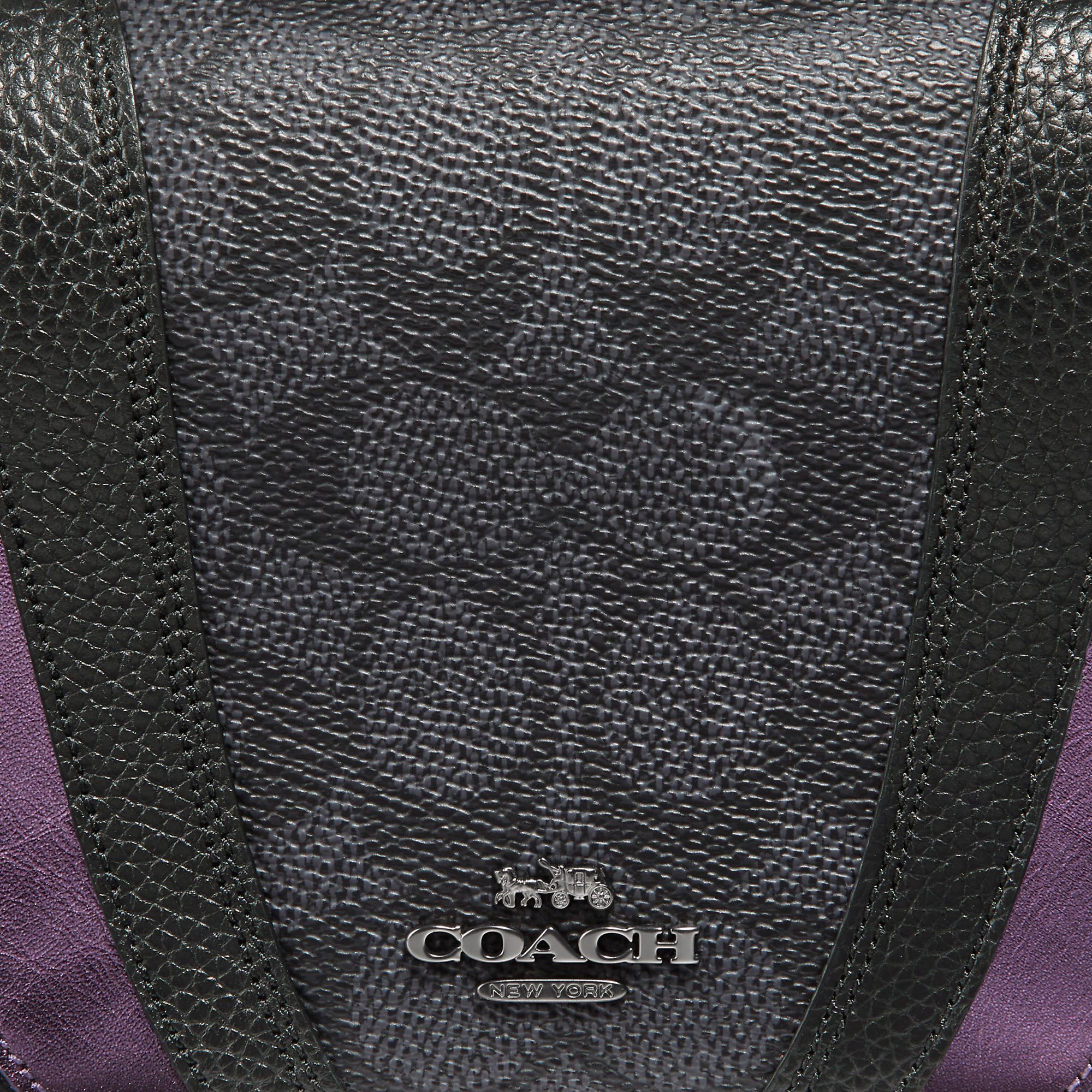 Coach Hayden Foldover Crossbody Clutch In Signature Canvas With Wave Patchwork