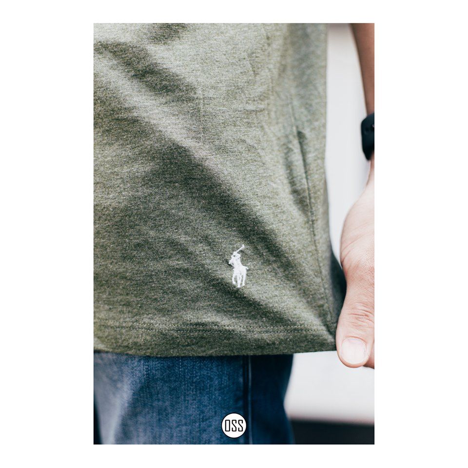 Ralph Lauren Classic Crewneck Shirt 'Olive'