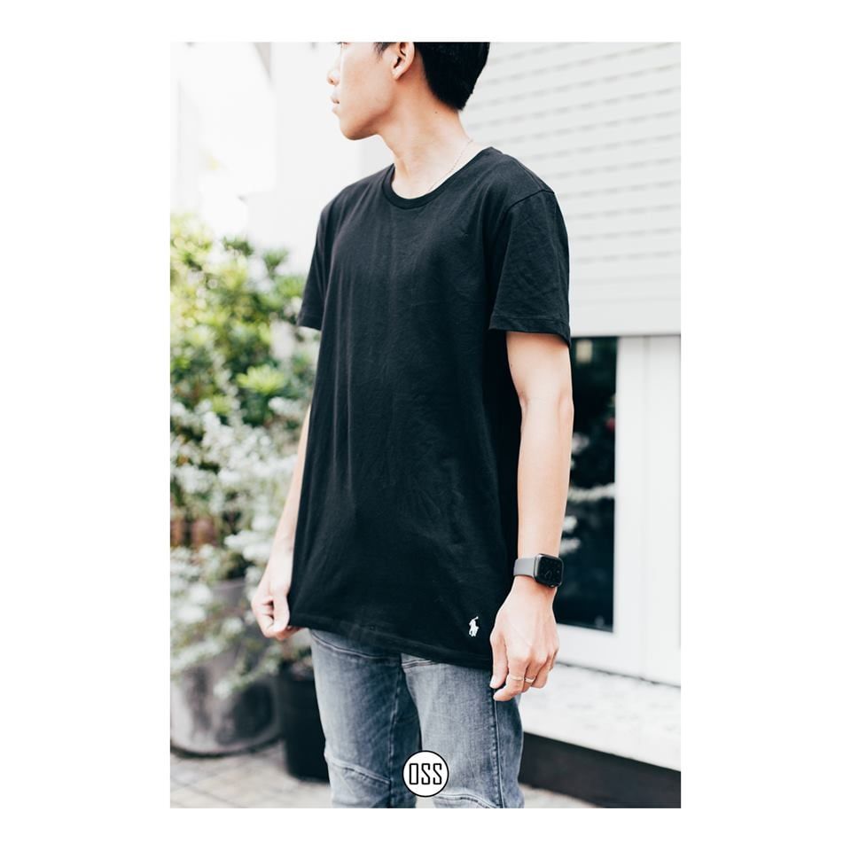 Ralph Lauren Classic Crewneck Shirt 'Black'