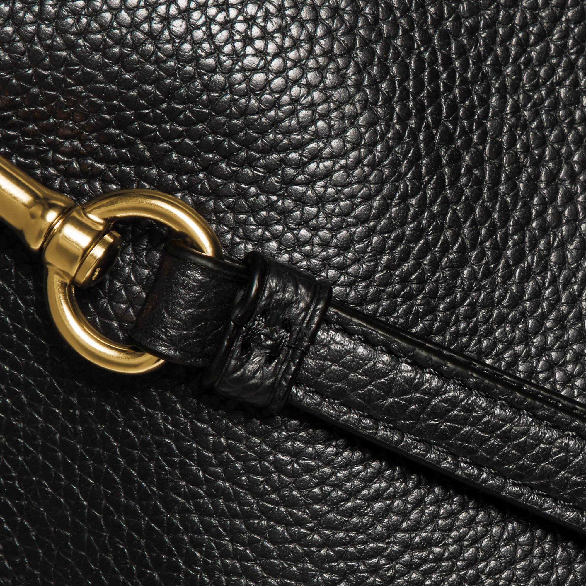 Coach Large Charlie Pouch 'Black/Gold'