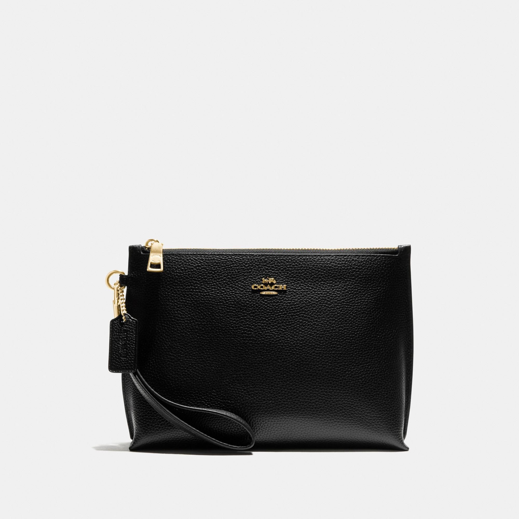 Coach Charlie Pouch 'Black/Gold'