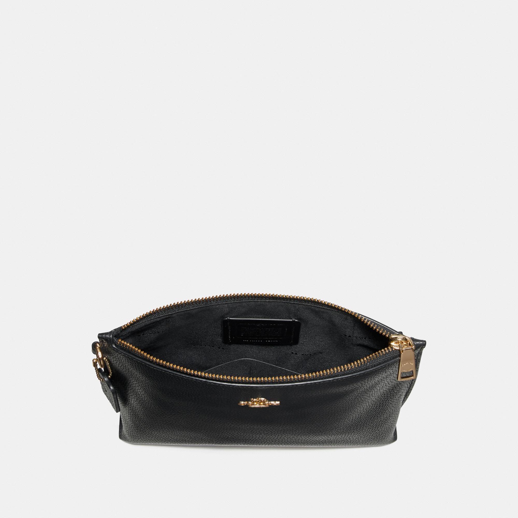 Coach Charlie Pouch 'Black/Gold'