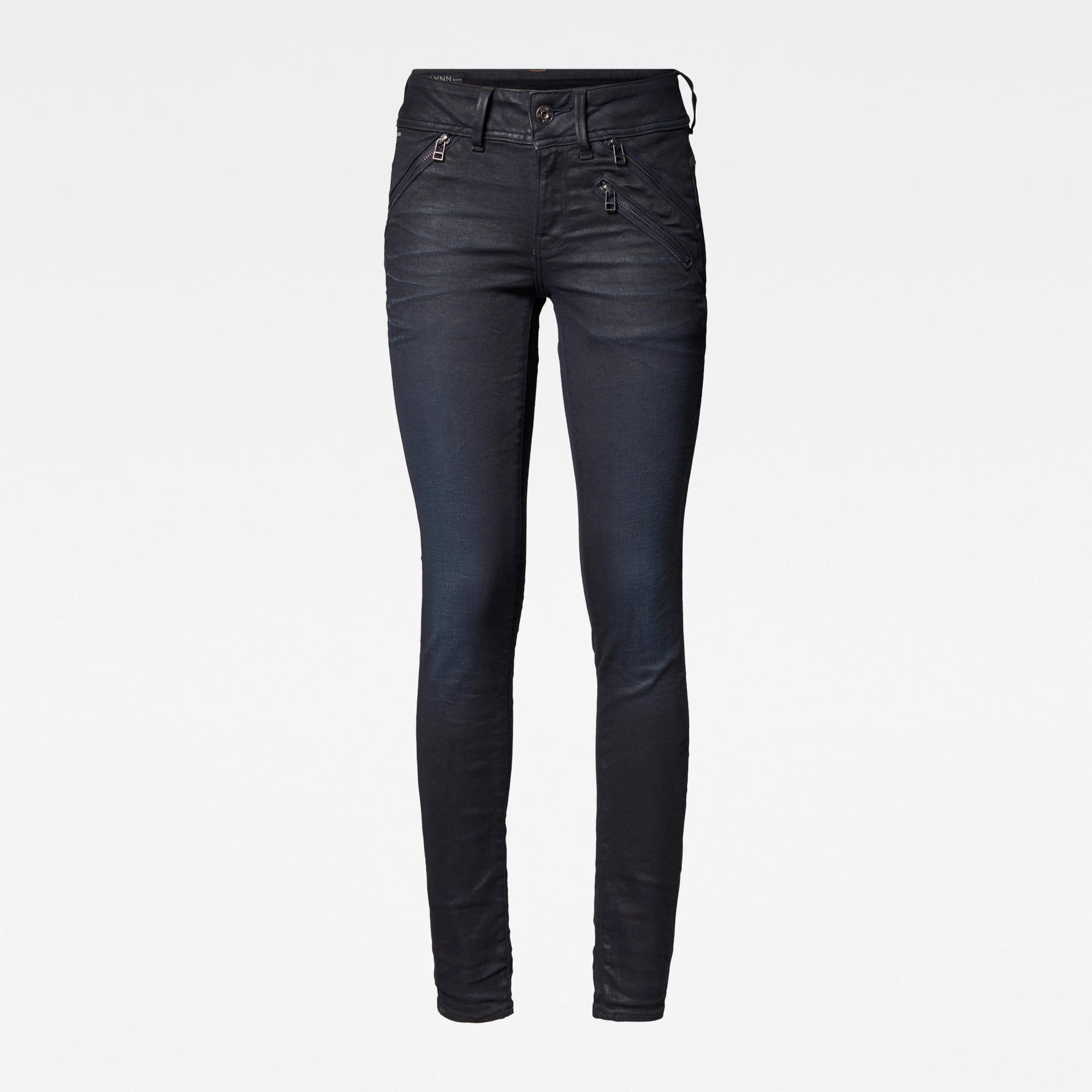  G-Star RAW® Lynn Biker Mid Skinny Jeans 