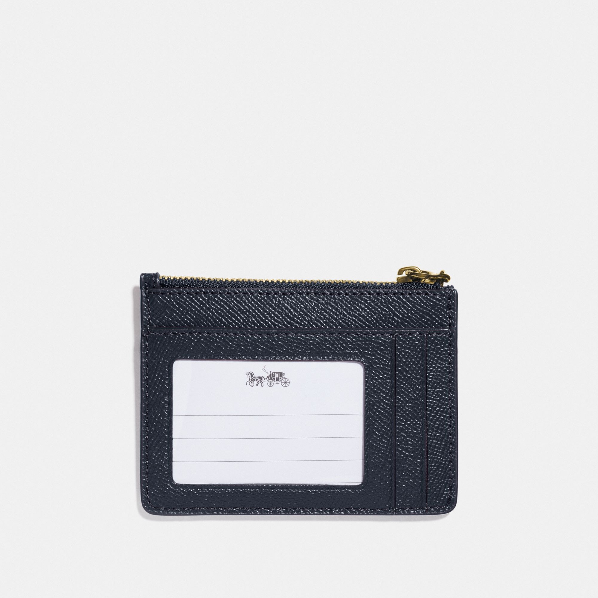 Coach Chain Card Case 'Midnight Navy'