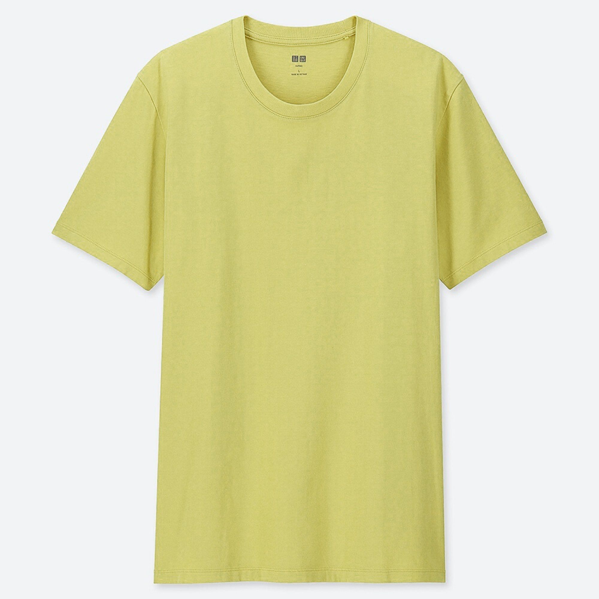 Uniqlo Crew Neck Short-Sleeve T-Shirt 'Yellow'