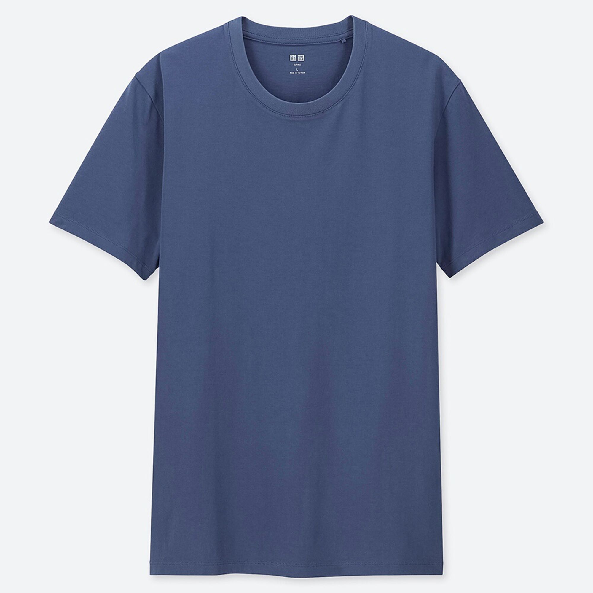 Uniqlo Crew Neck Short-Sleeve T-Shirt 'Blue'
