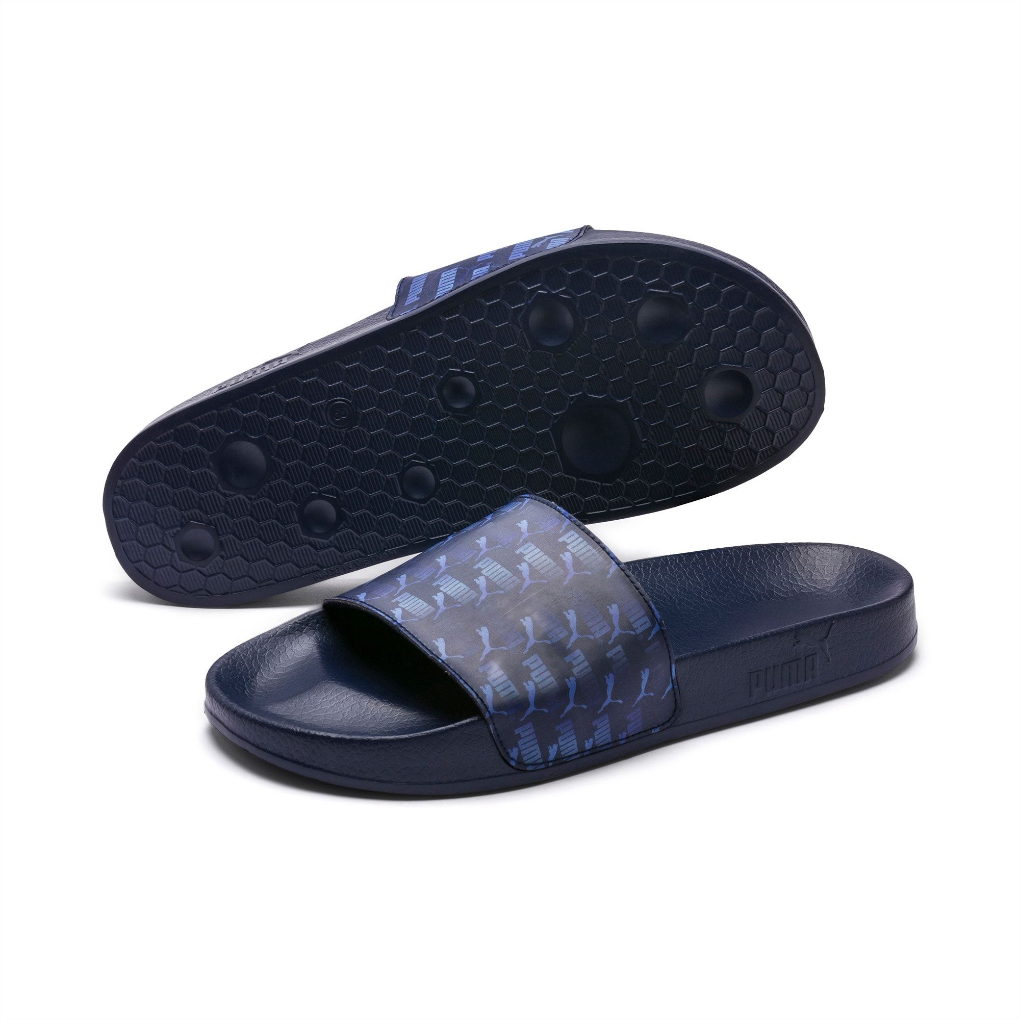 Puma Leadcat Holographic Slides - Navy