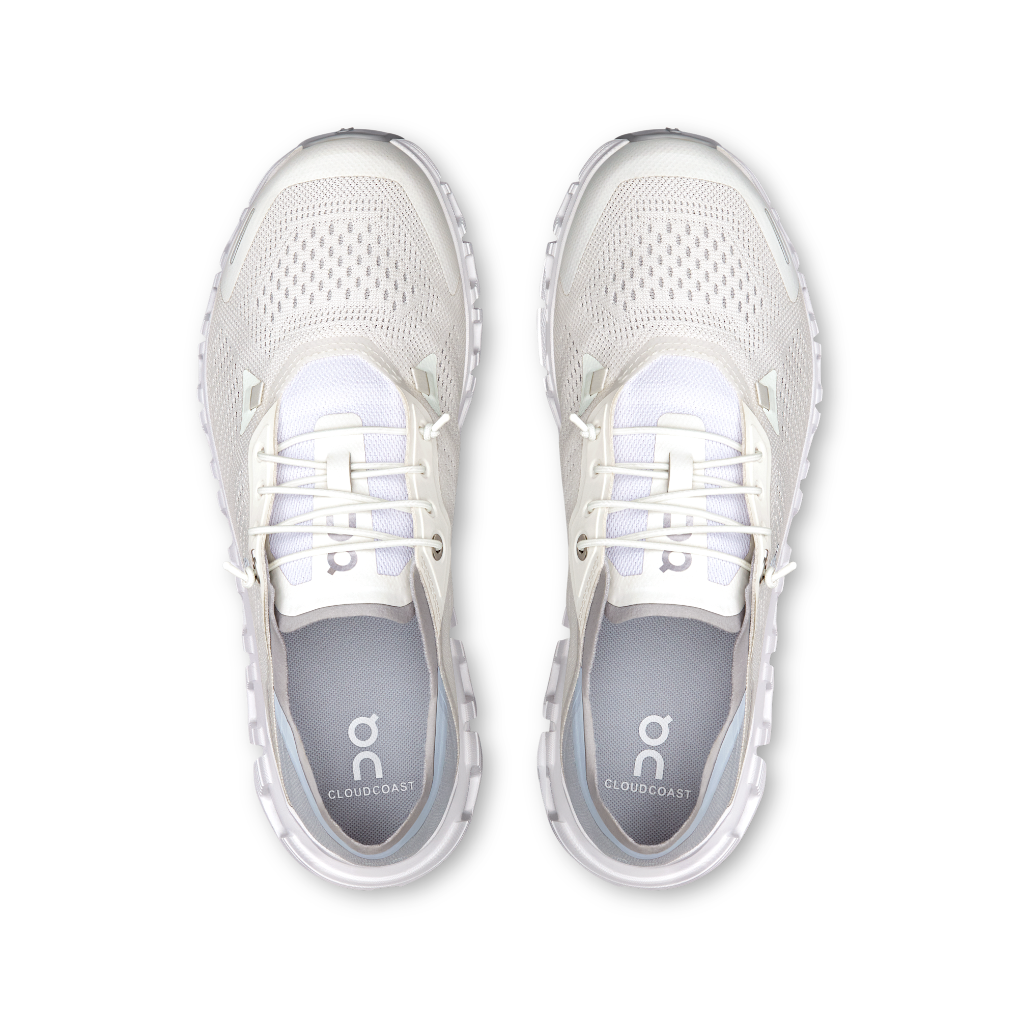On Cloud 6 Coast - White / Glacier