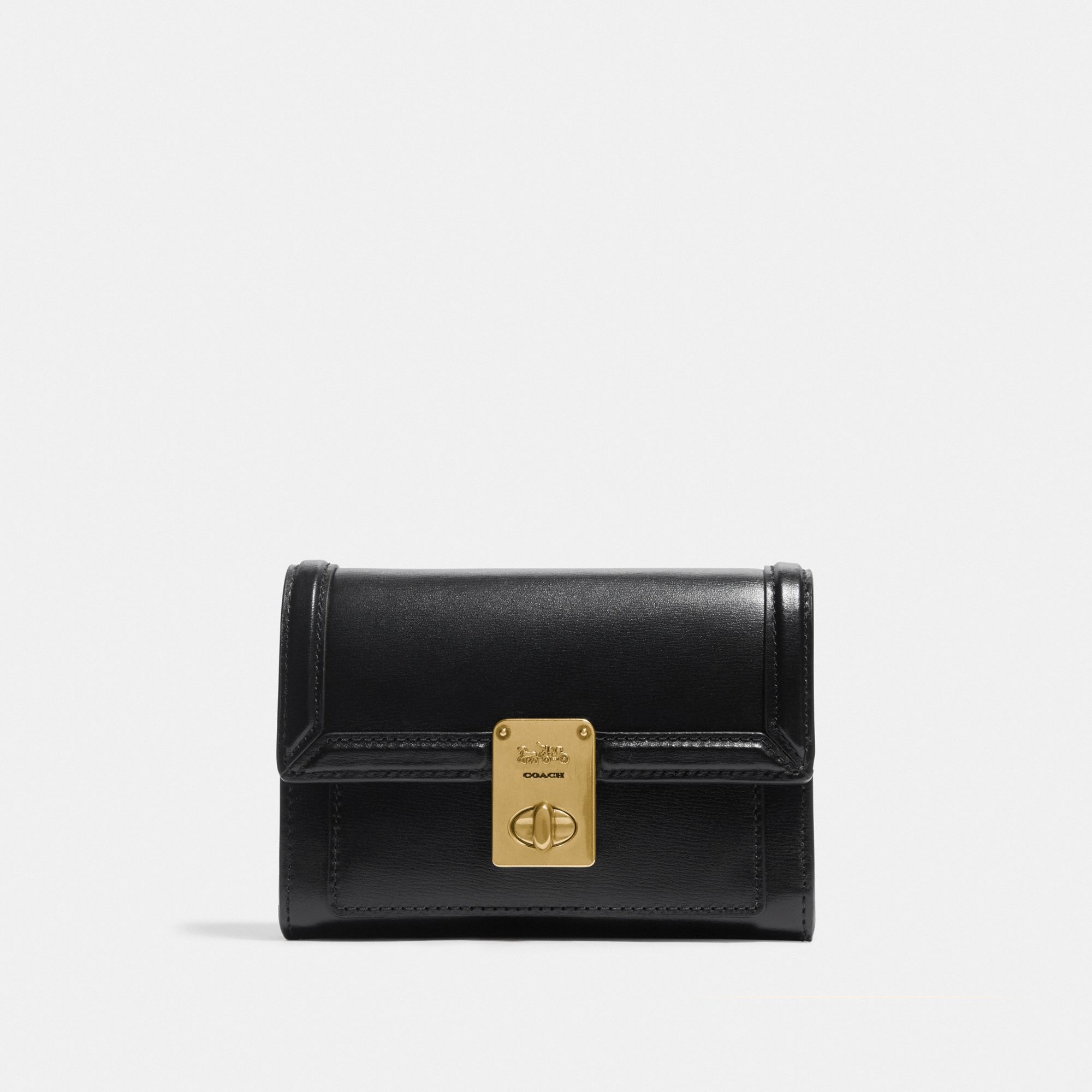 Coach Hutton Wallet 'Black/Gold'