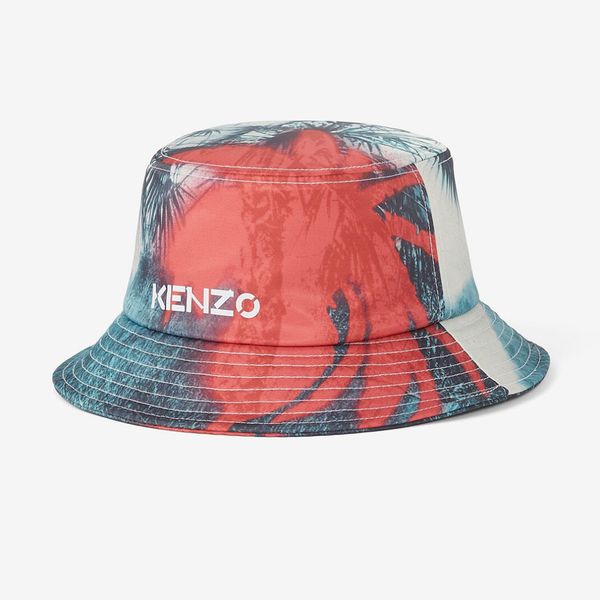  KENZO Hawaiian Graffiti Bucket Hat - Cherry 