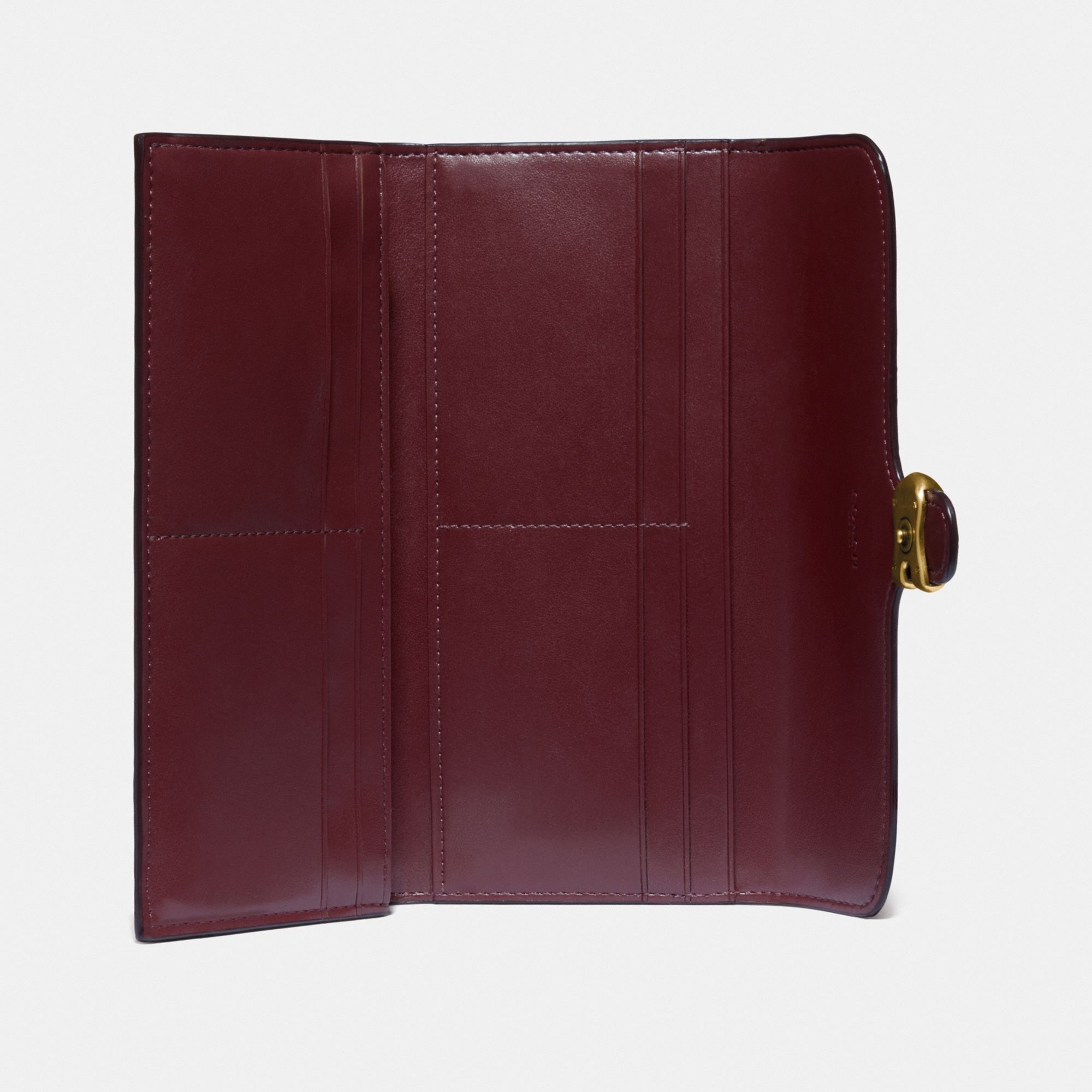 Coach Tabby Long Wallet In Colorblock