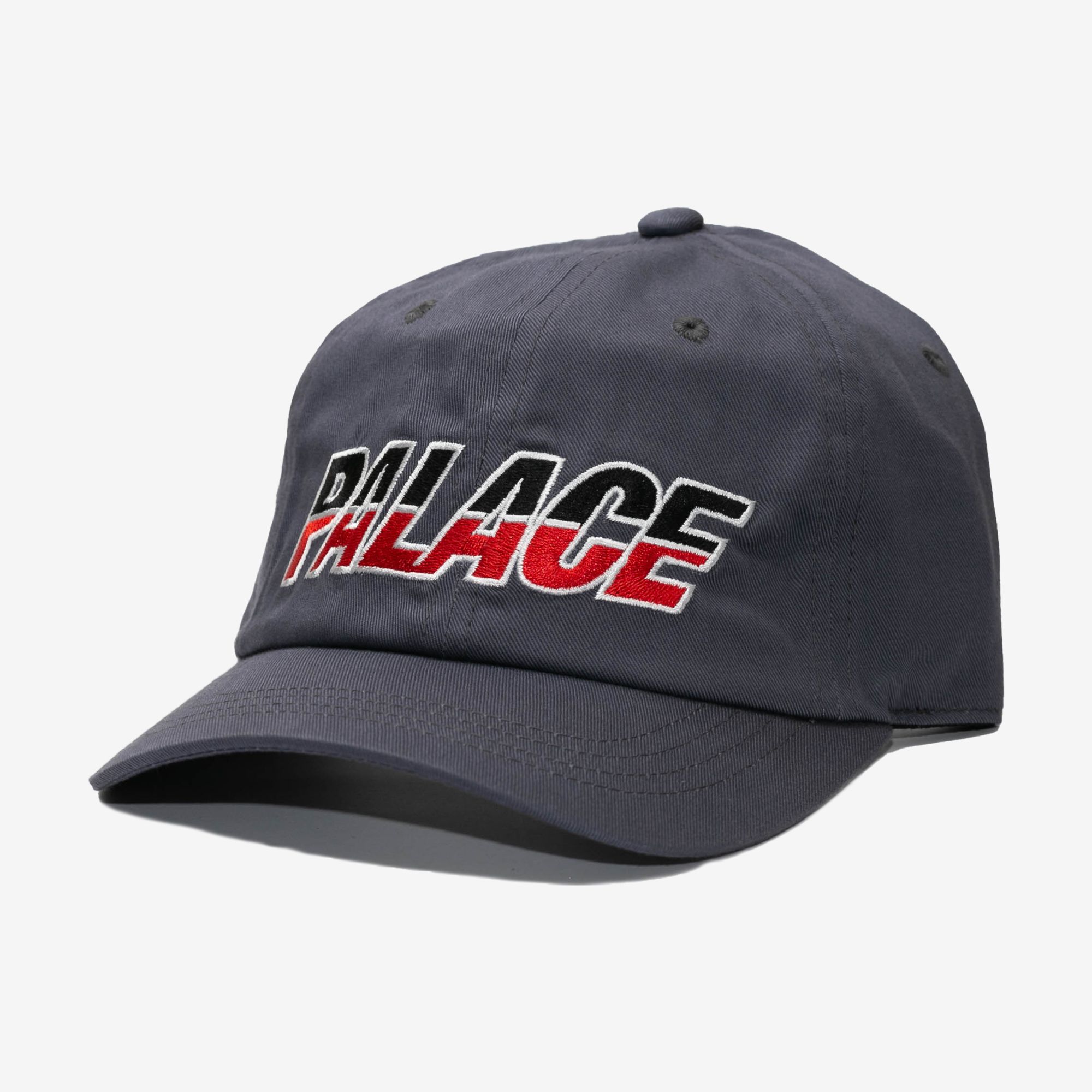  Palace Split Logo Hat - Grey 