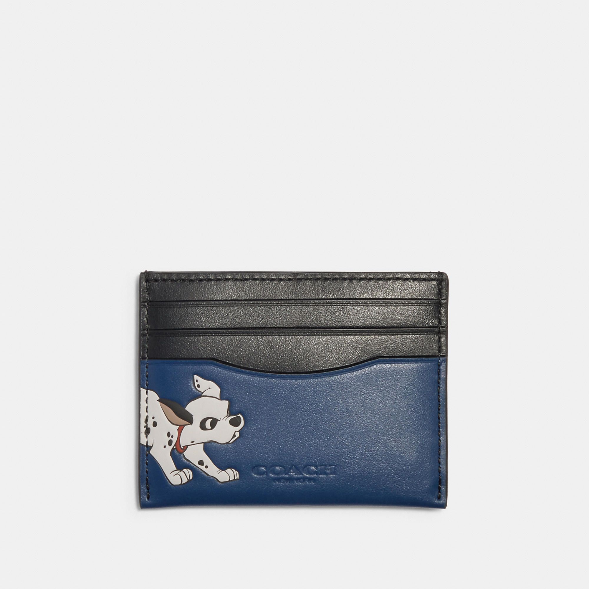 Disney x Coach Slim Card Case With Dalmatian