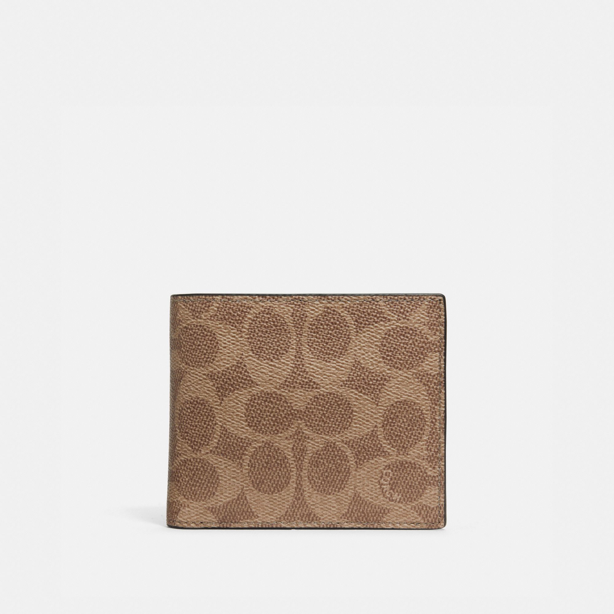 Coach 3 In 1 Wallet In Signature Canvas - Khaki