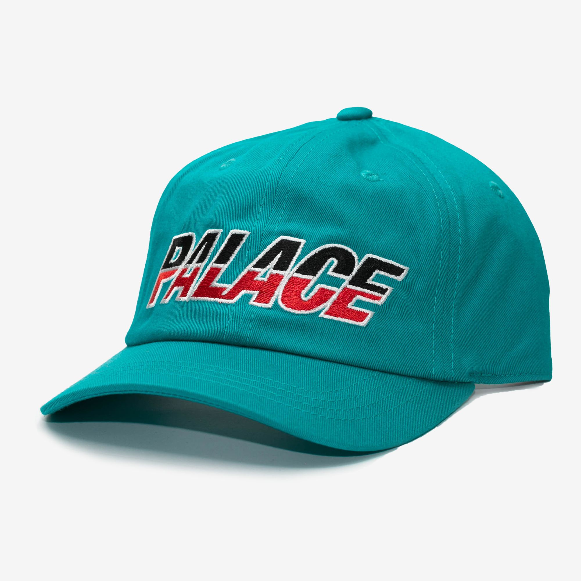  Palace Split Logo Hat - Teal 