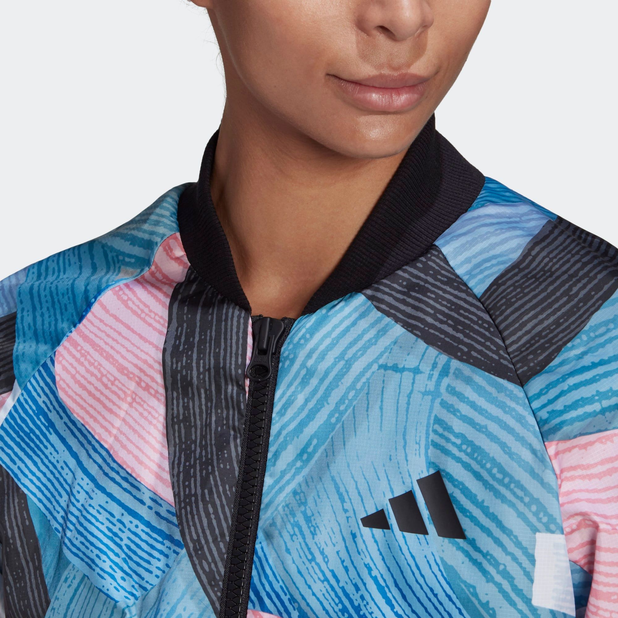  adidas Sportswear Mini Sum Graphic Bomber Jacket - Multicolor 