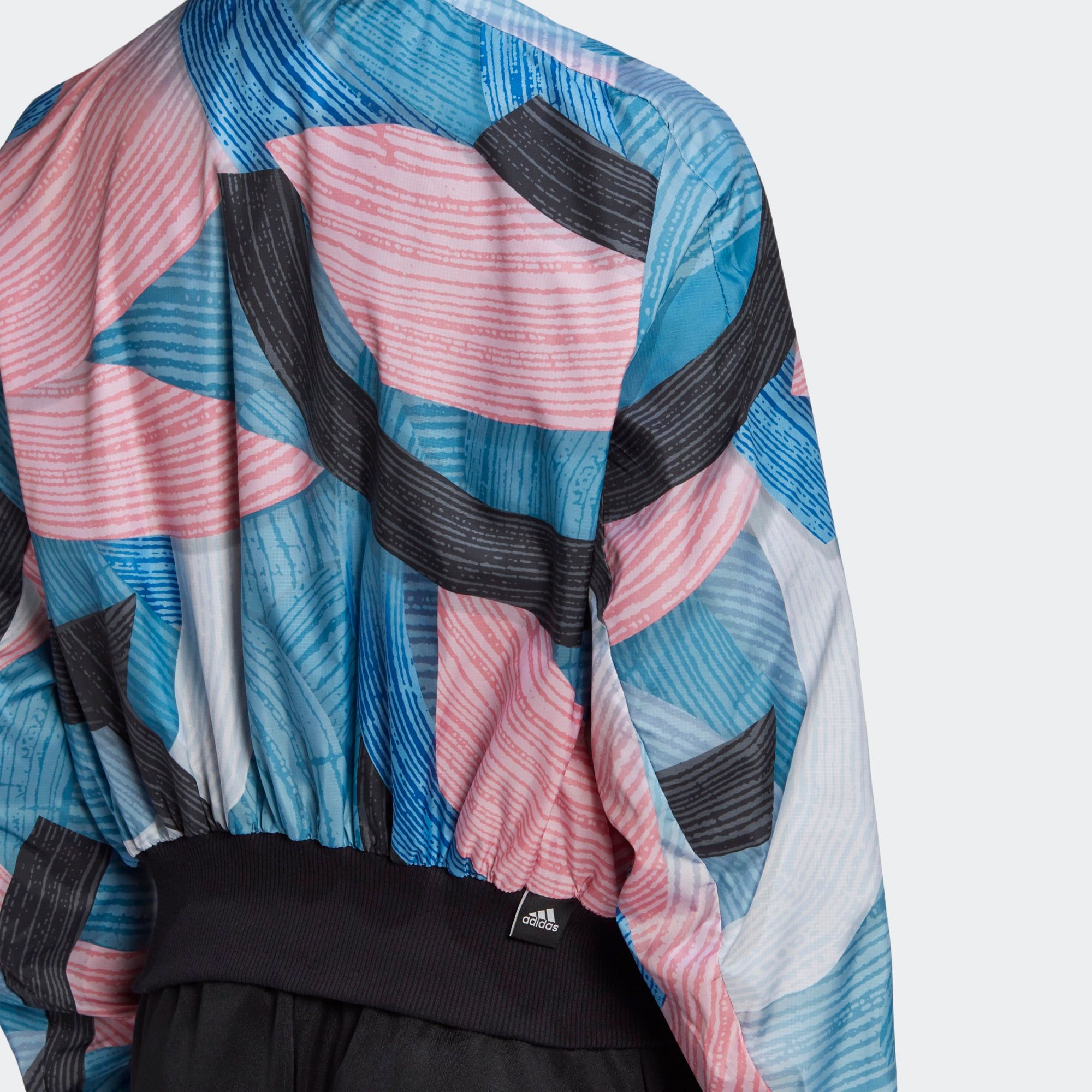  adidas Sportswear Mini Sum Graphic Bomber Jacket - Multicolor 