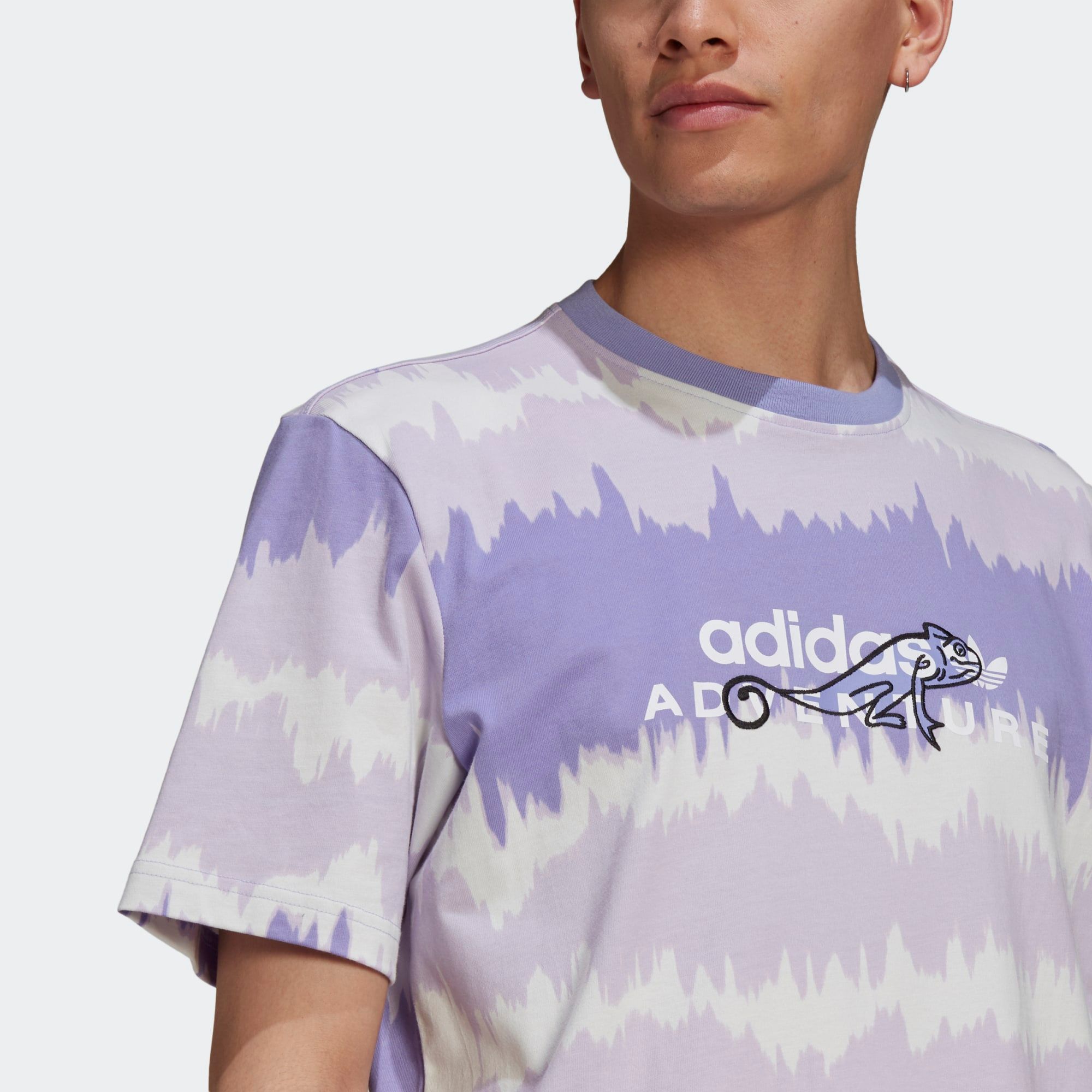  adidas Adventure Archive Printed Tee - Purple 