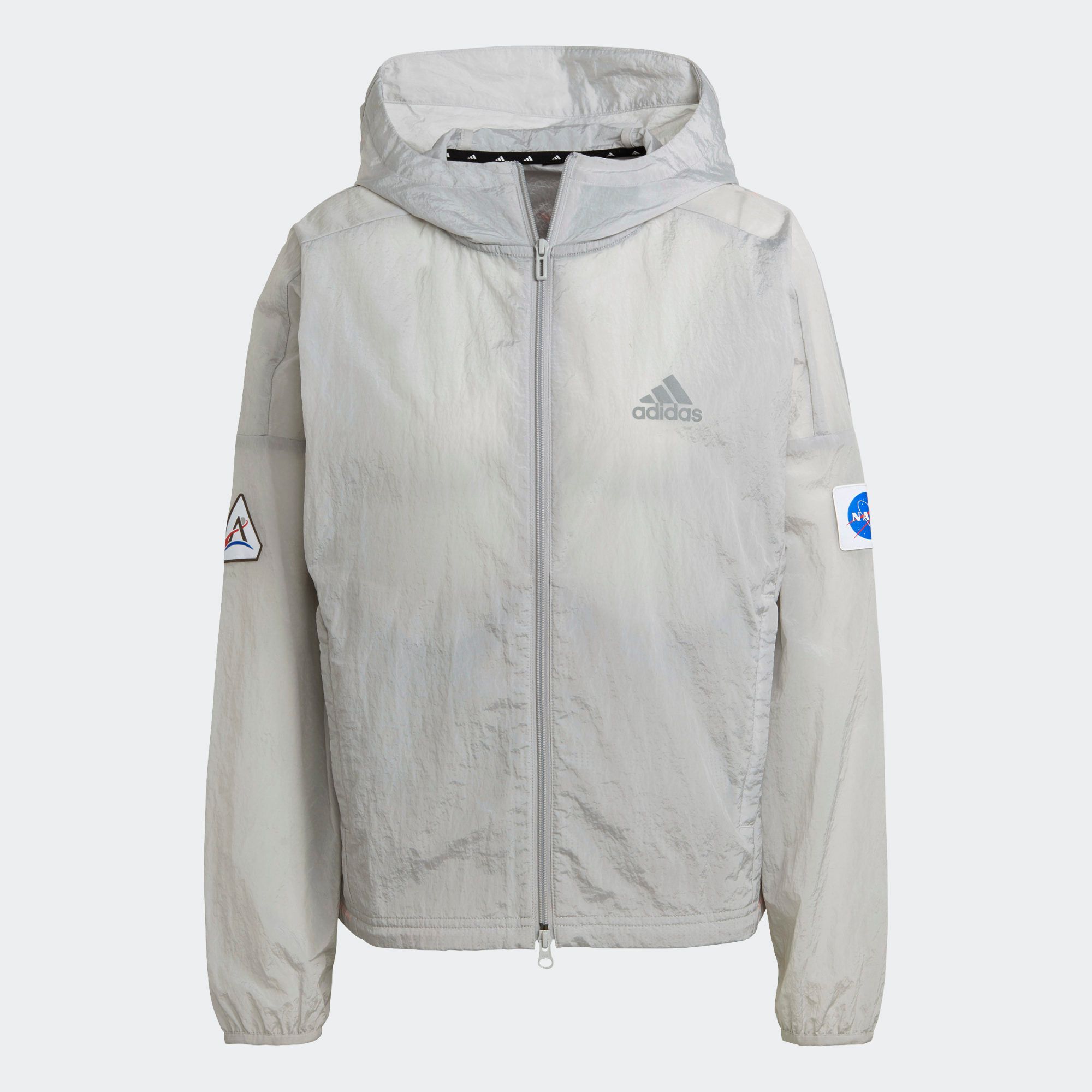adidas Sportswear Crop Windbreaker - Grey Two