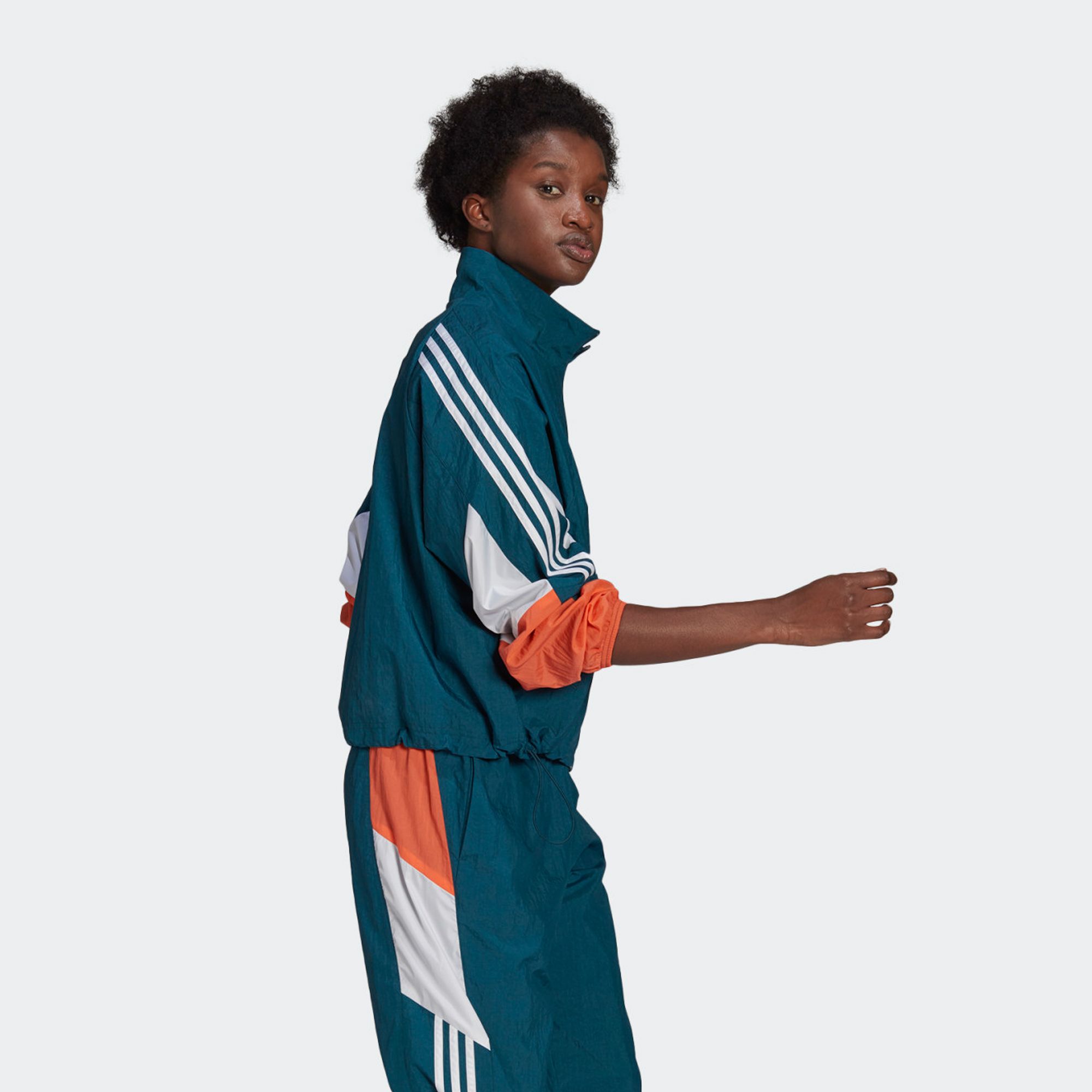 adidas Sportswear Game-Time Woven Track Jacket - Turquoise