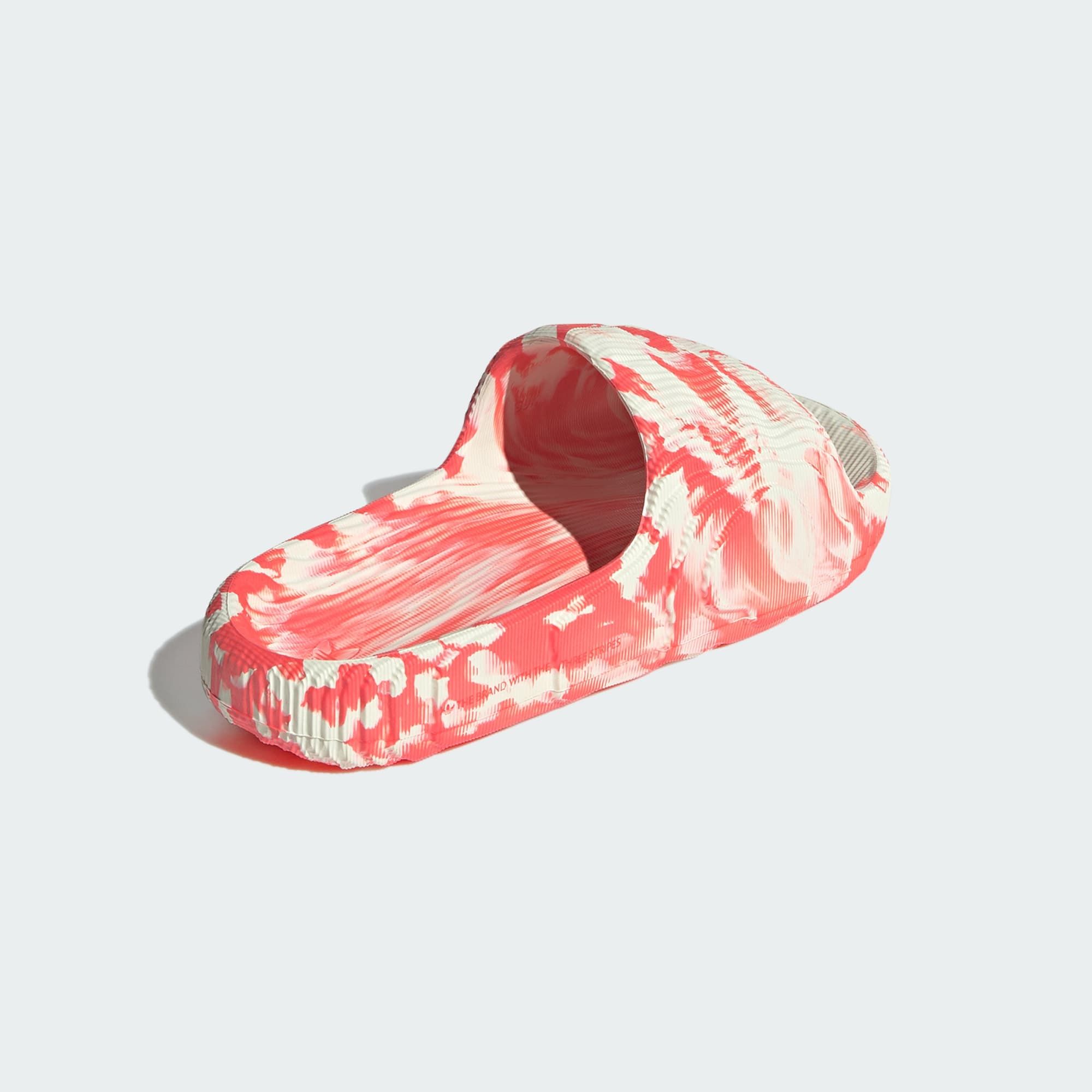  adidas Adilette 22 - Ivory / Solar Red 