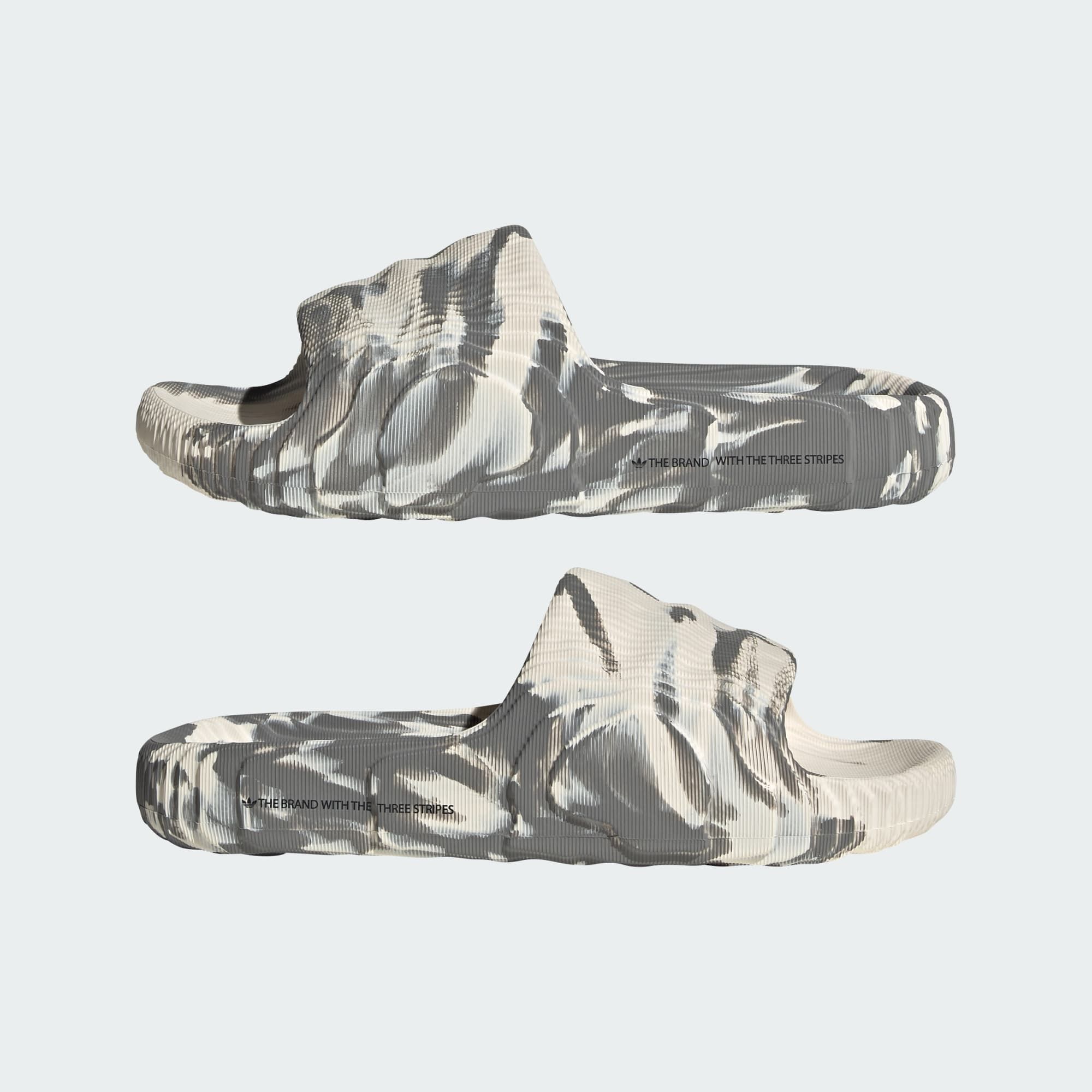 adidas Adilette 22 Slides - Wonder White / Grey Three