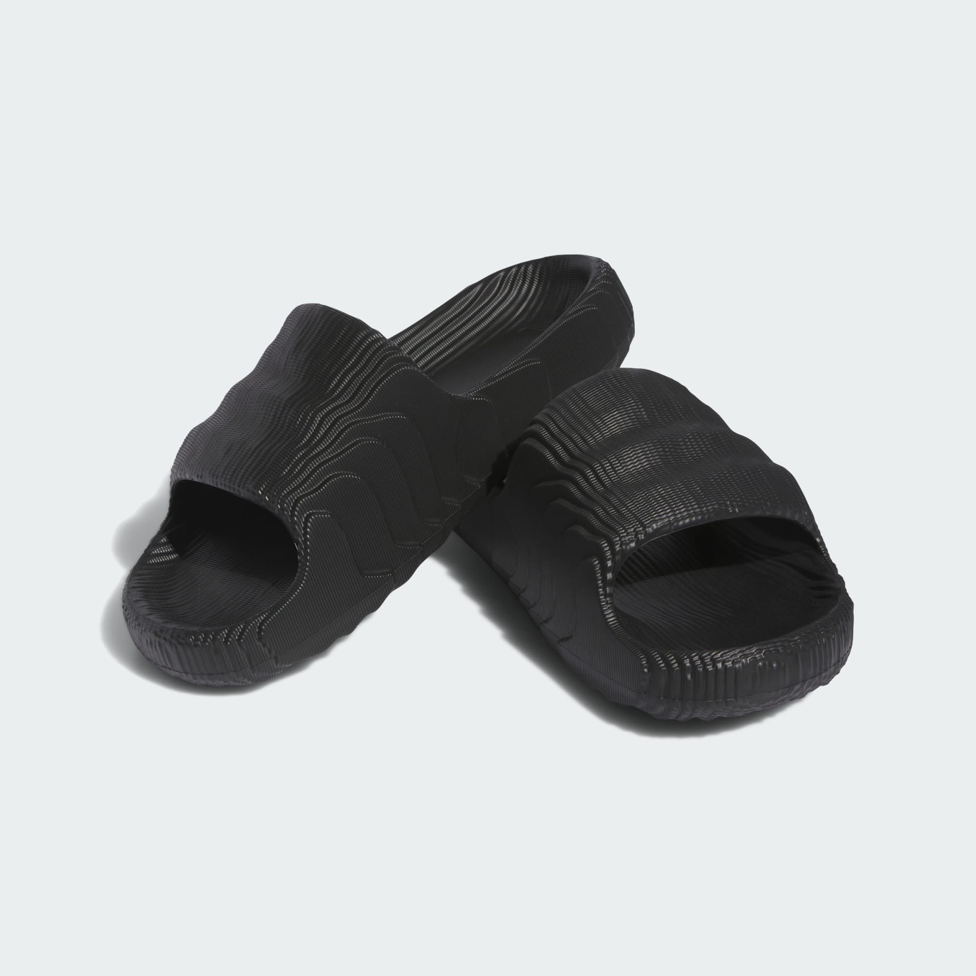  adidas Adilette 22 Slides - Core Black / Better Scarlet 