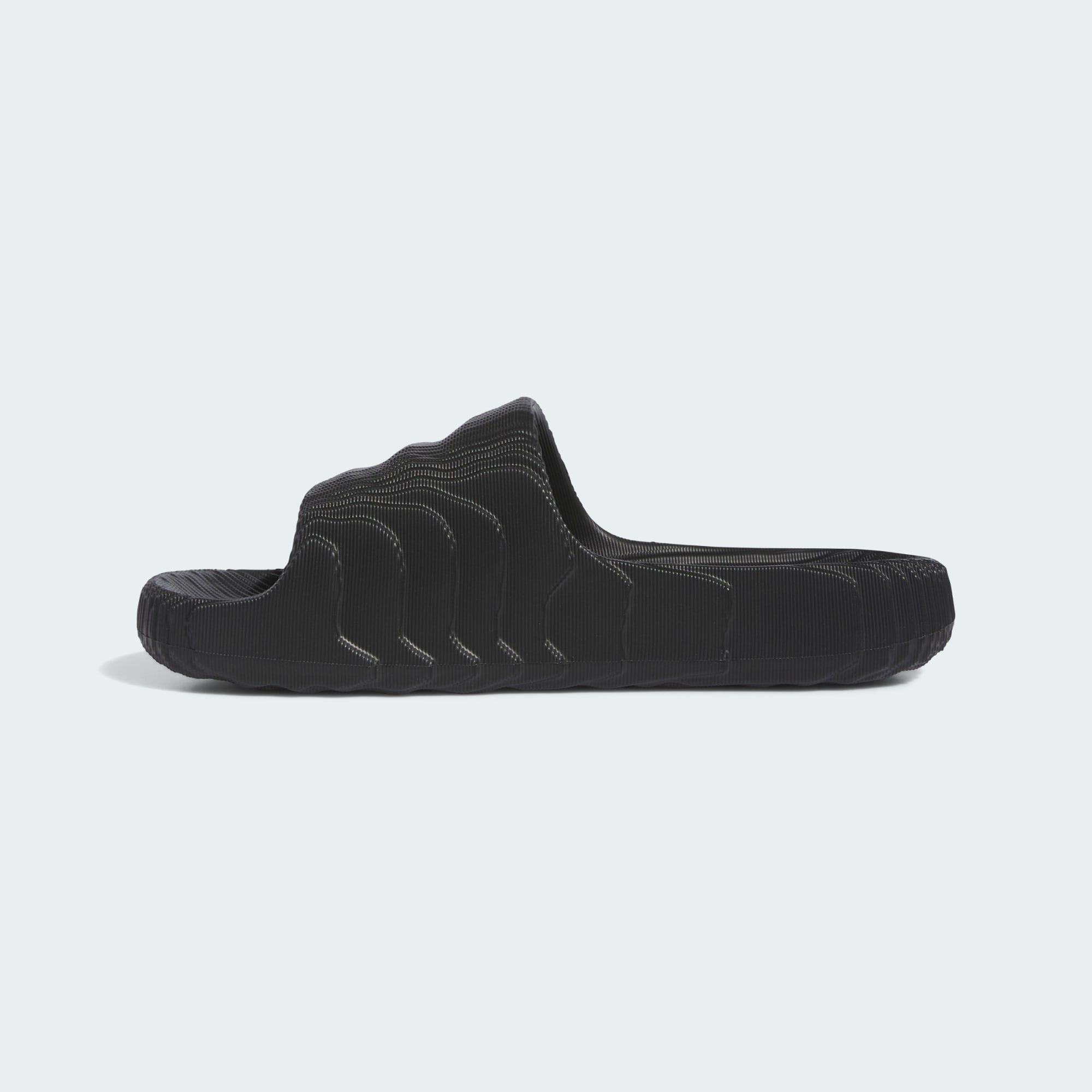  adidas Adilette 22 Slides - Core Black / Better Scarlet 