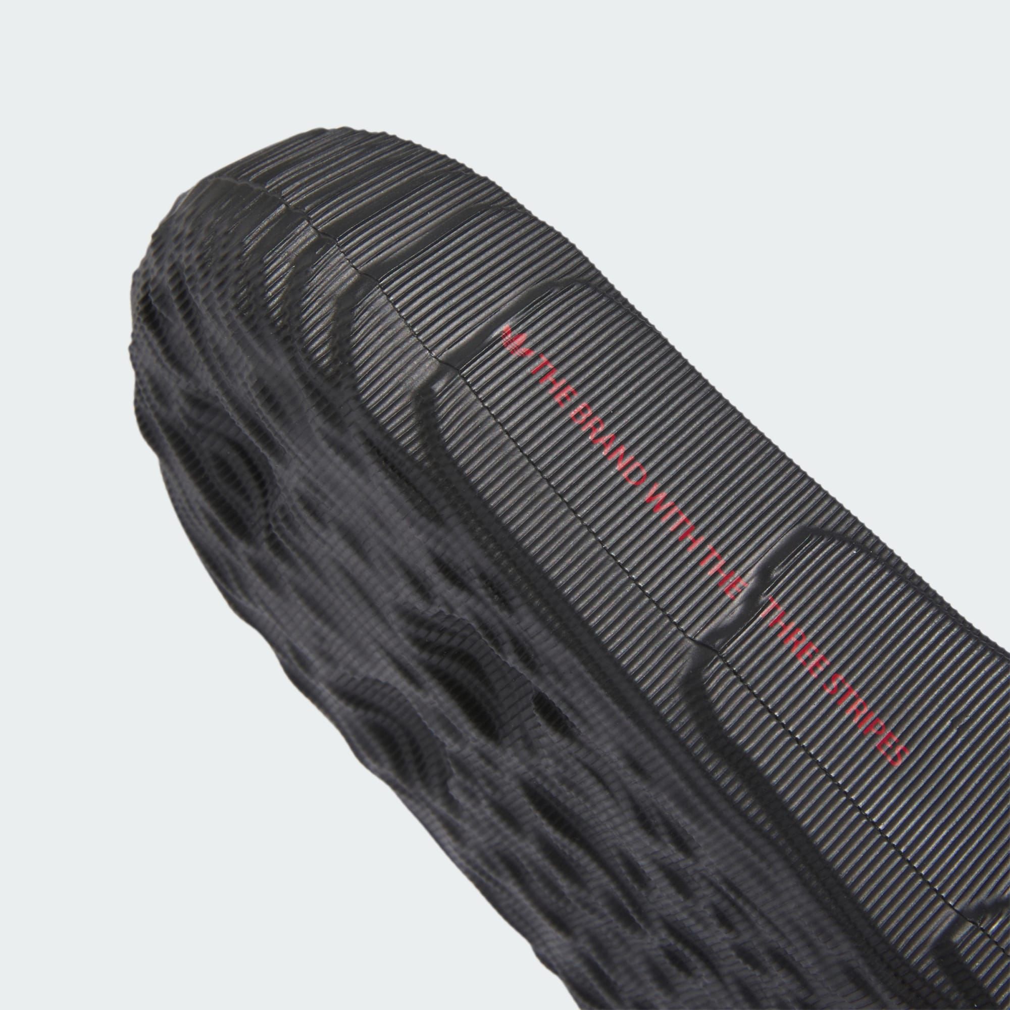 adidas Adilette 22 Slides - Core Black / Better Scarlet