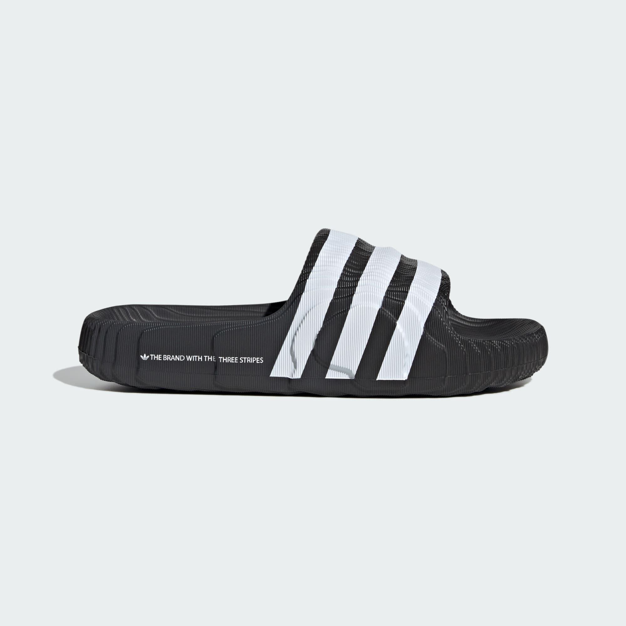 adidas Adilette 22 - Black / White