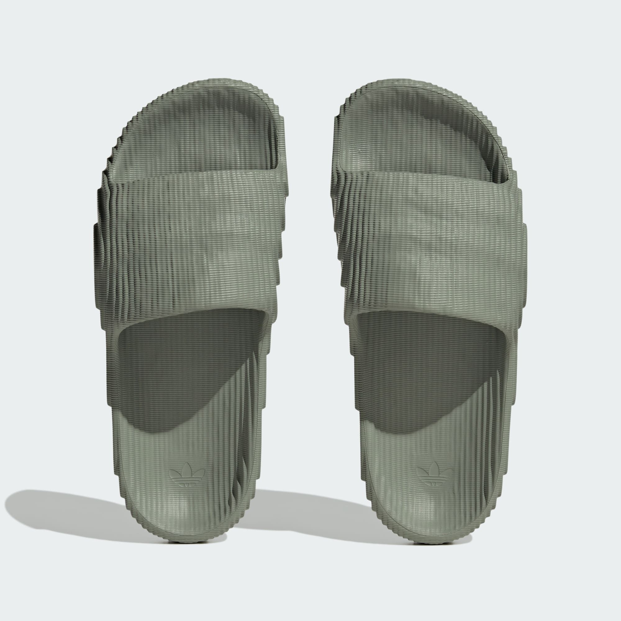  adidas Adilette 22 Slides - Silver Green 